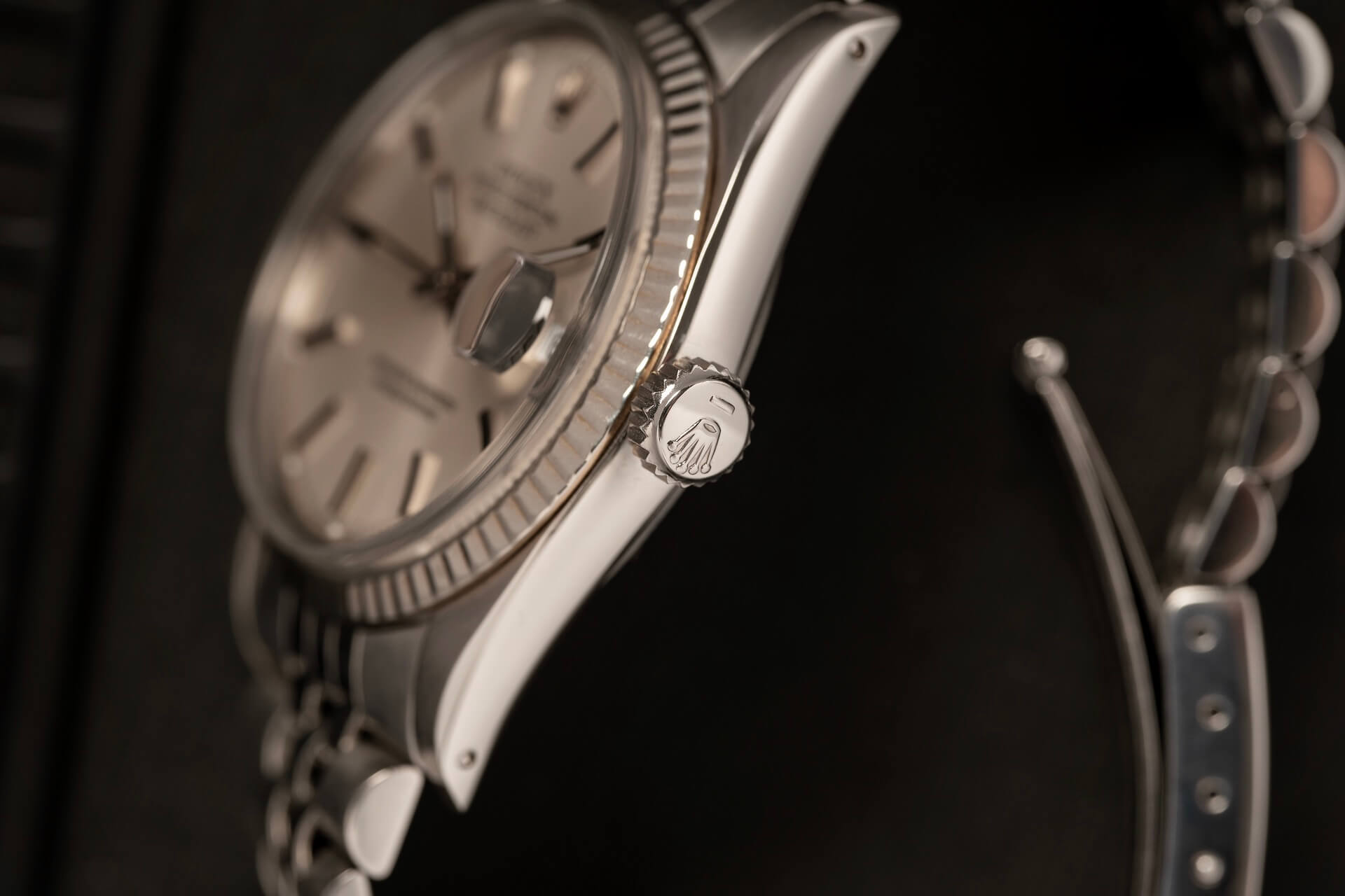 Rolex Datejust 1601 Black Lacquered Indices