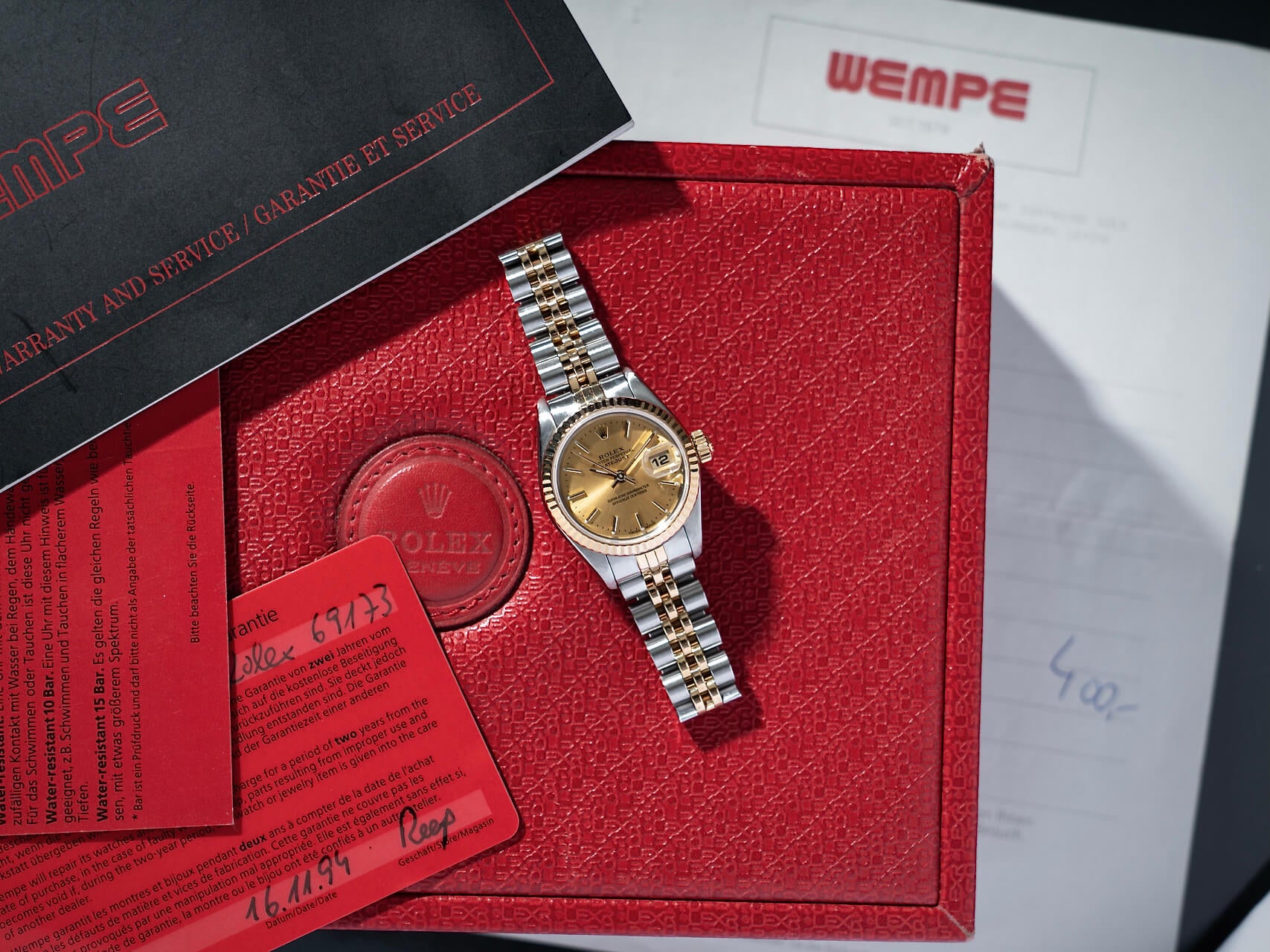 Rolex Lady Datejust 69173 B&P