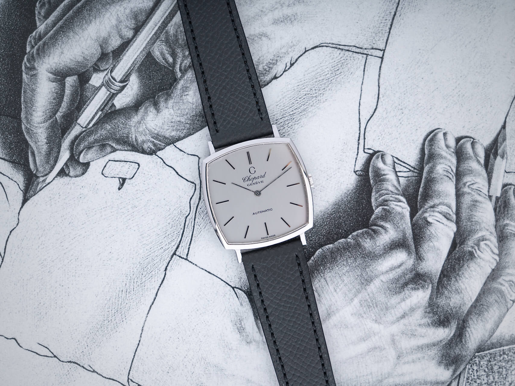 Chopard Geneve Ref. 2062. 18k white gold