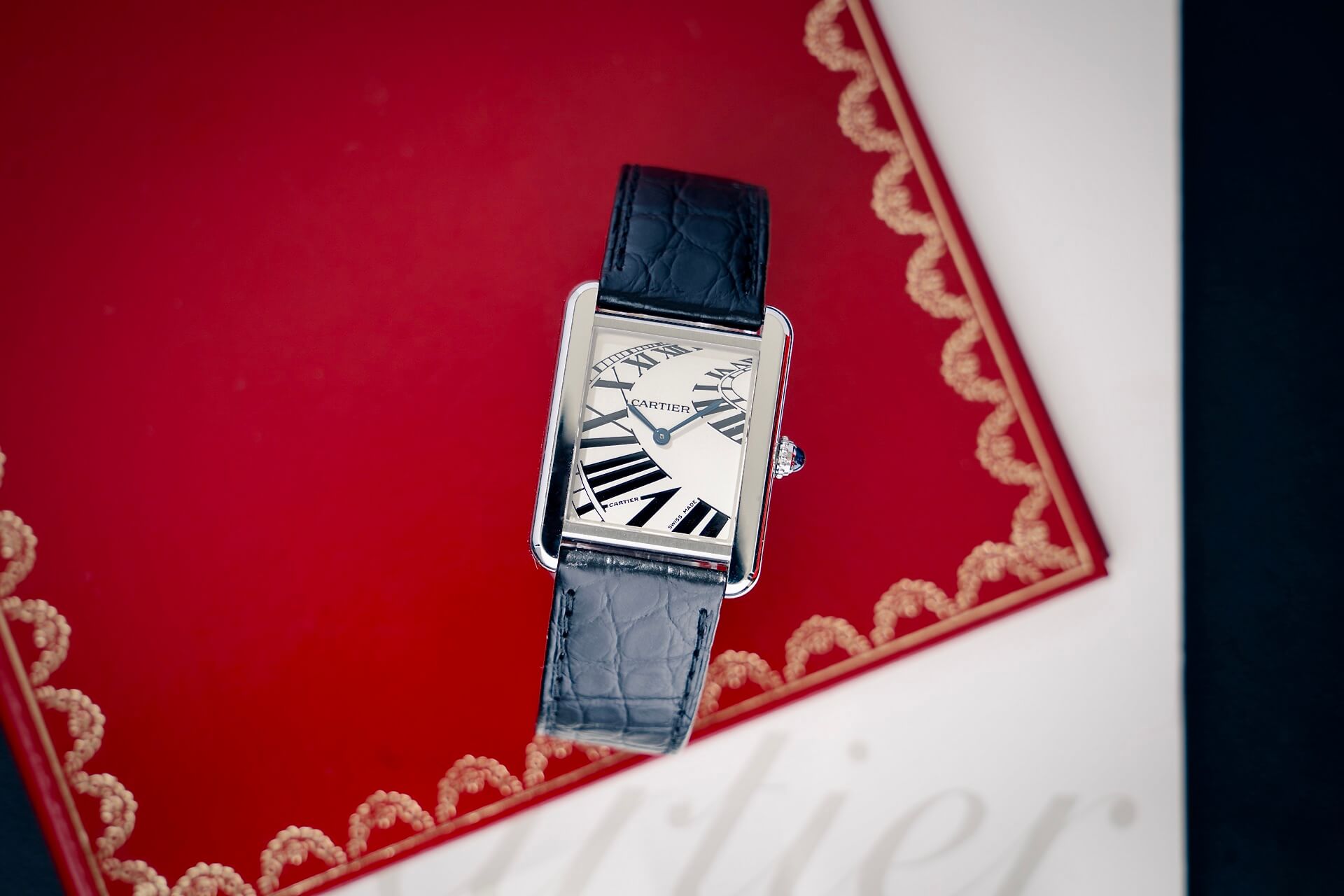 Cartier Tank Solo 3170 'Piano Dial' – WATCHWORKS