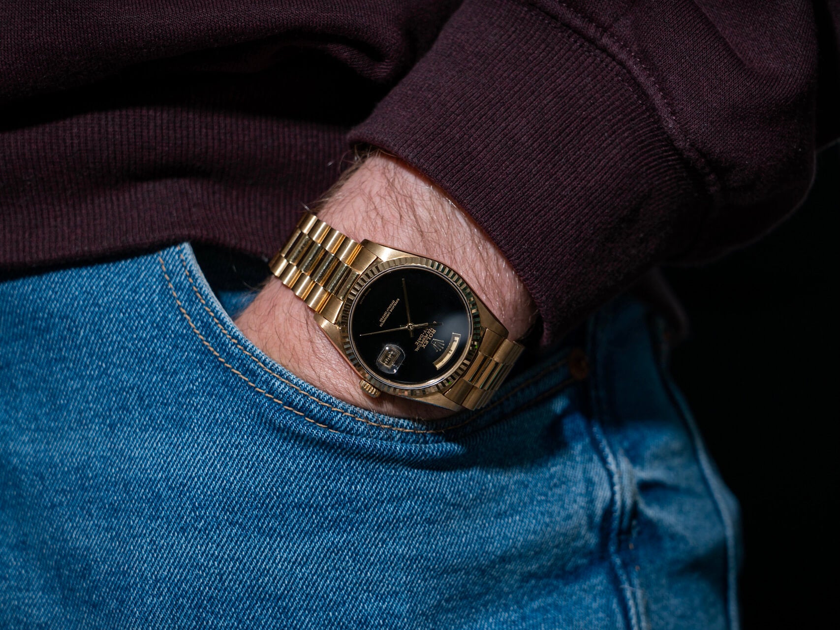 Rolex Day-Date 18038 'Onyx'