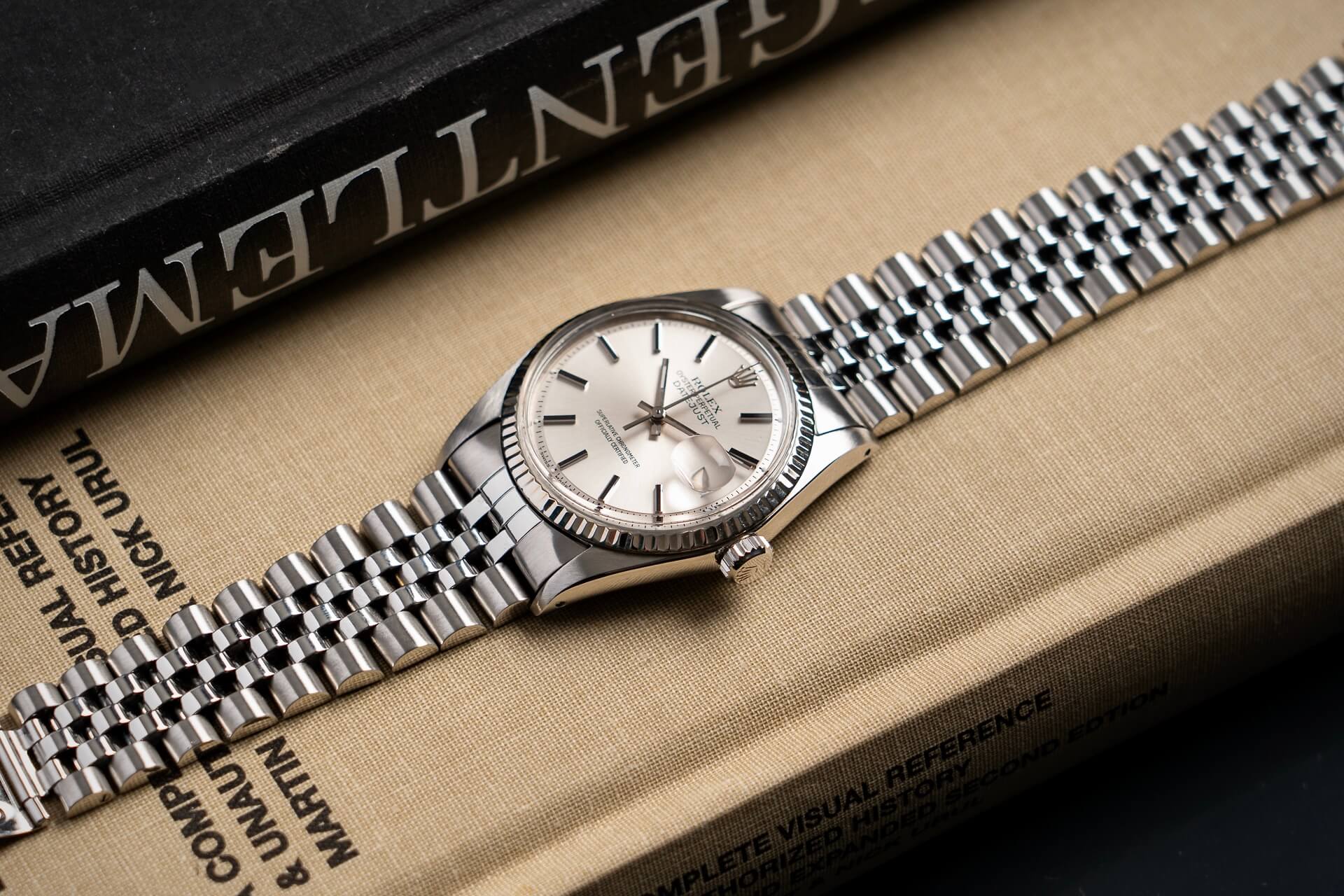 Rolex Datejust 1601 Black Lacquered Indices