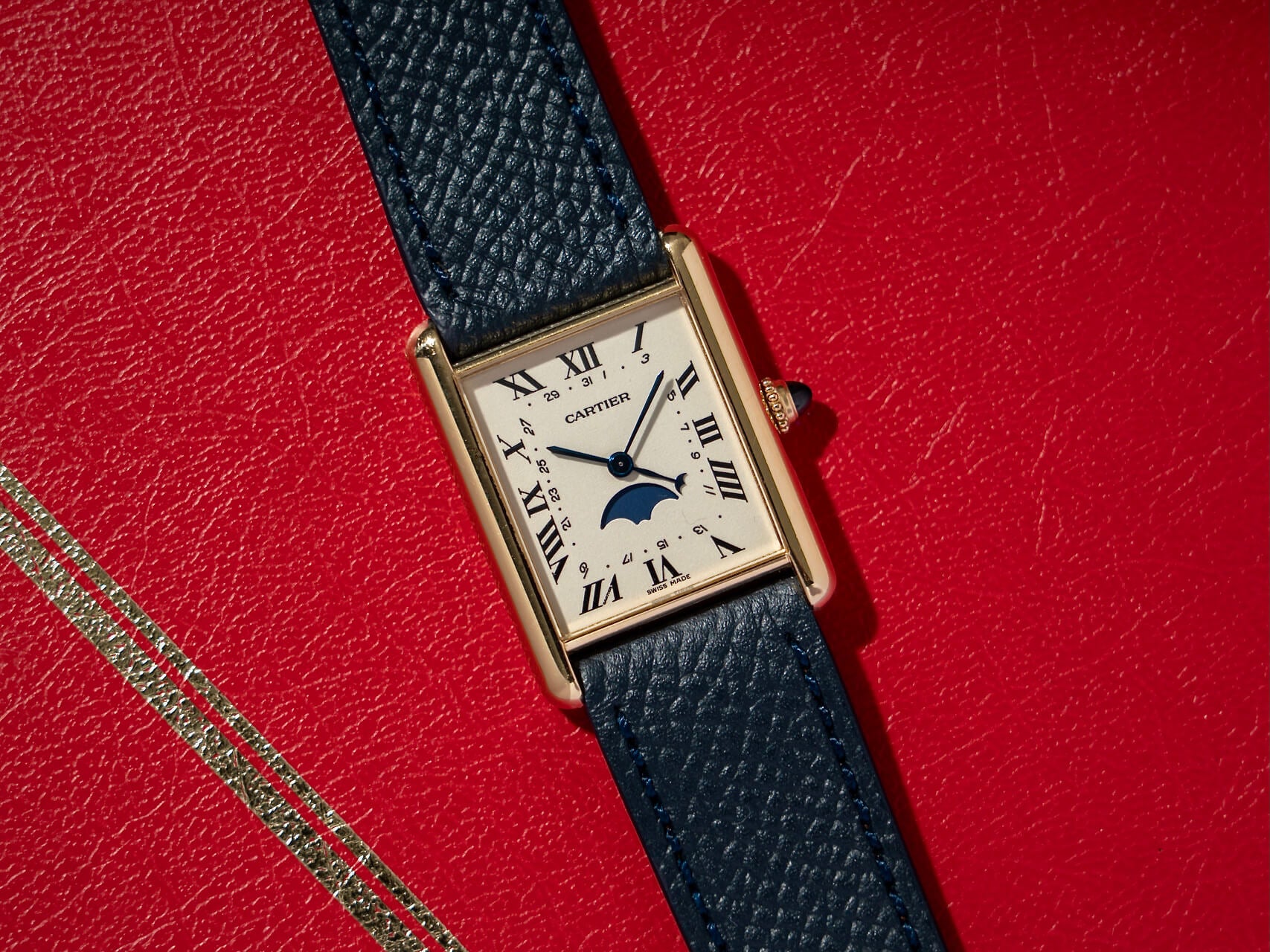 Louis Cartier Tank 'Phase de Lune'
