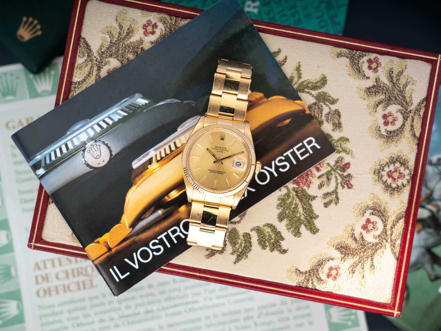 Rolex Date Reference 15238 B&P