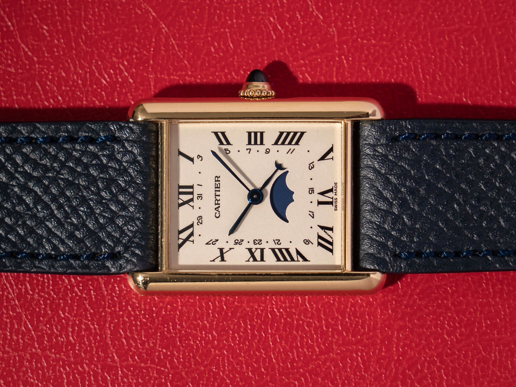 Louis Cartier Tank 'Phase de Lune'