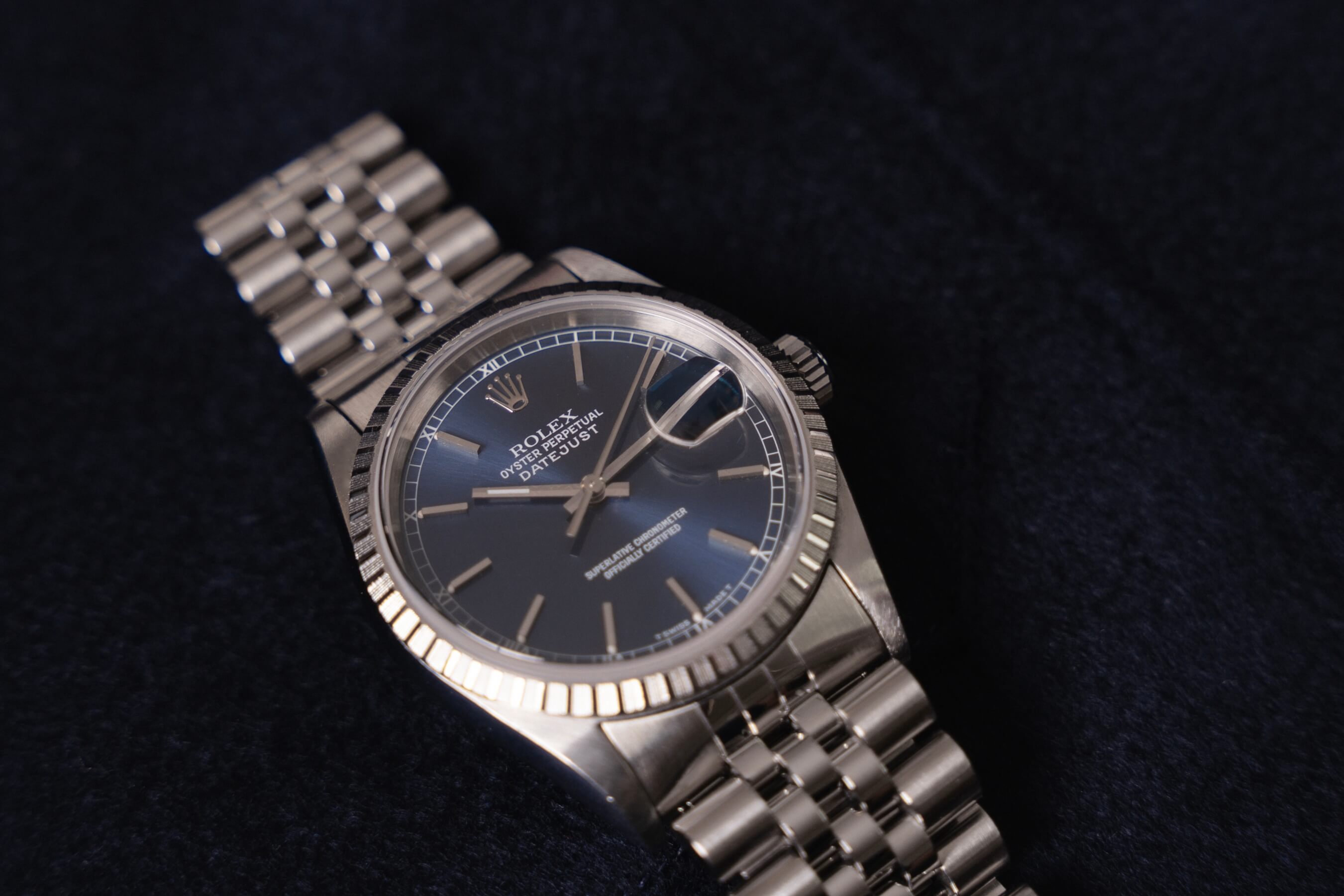 Rolex Datejust 16220 'Blue Sunburst'