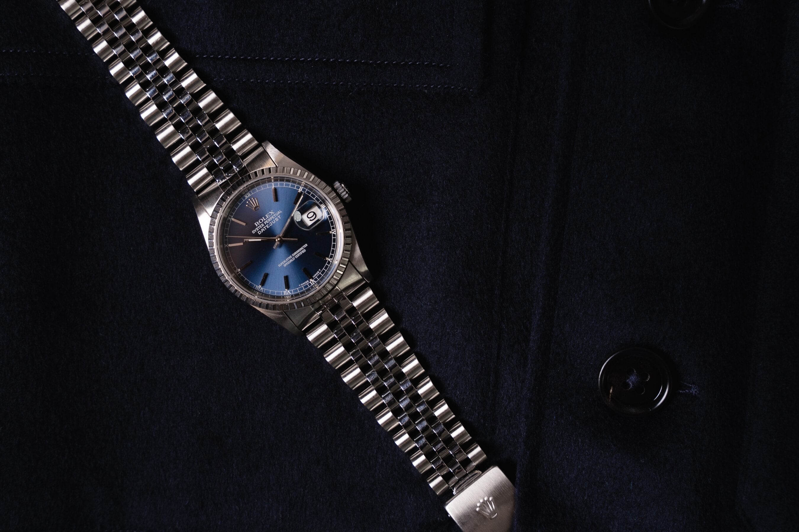 Rolex Datejust 16220 'Blue Sunburst'