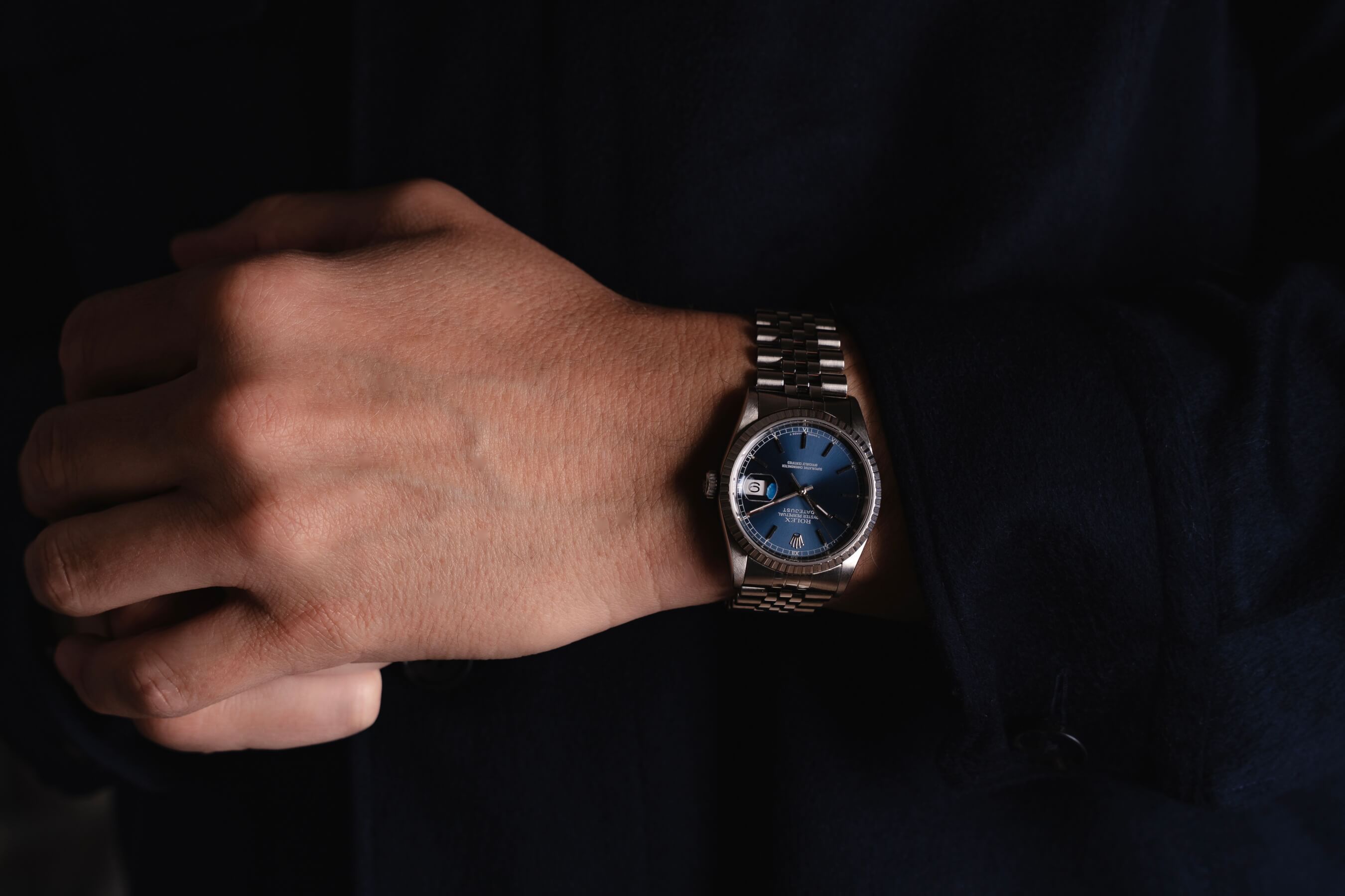 Rolex Datejust 16220 'Blue Sunburst'