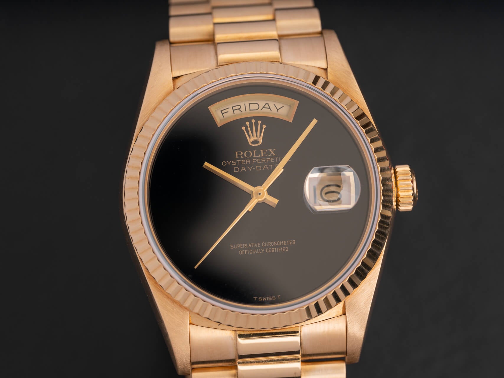 Rolex Day-Date 18038 'Onyx'