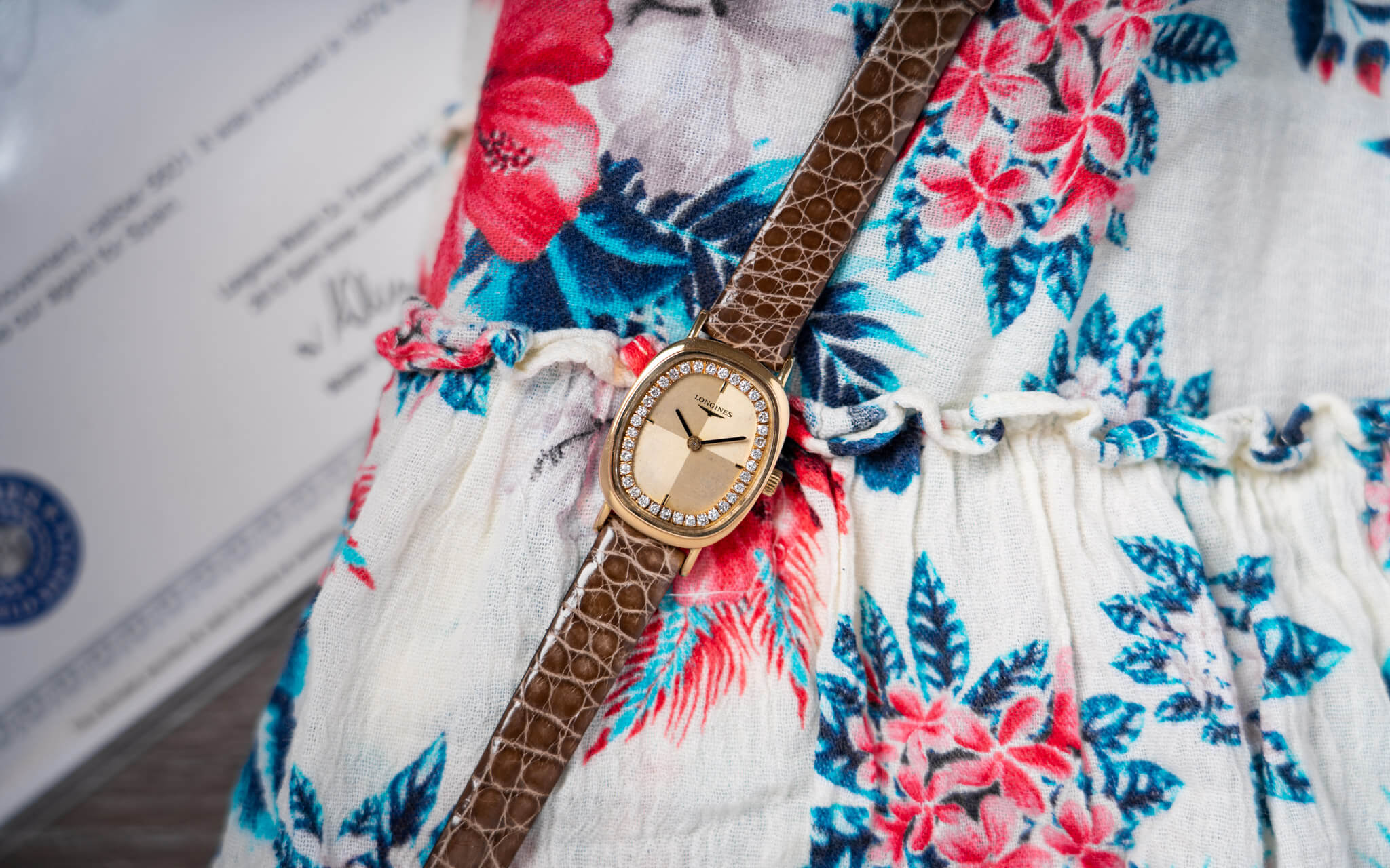 Longines Ref. 723805 'Diamond Lady' Incl. Extract from the archives