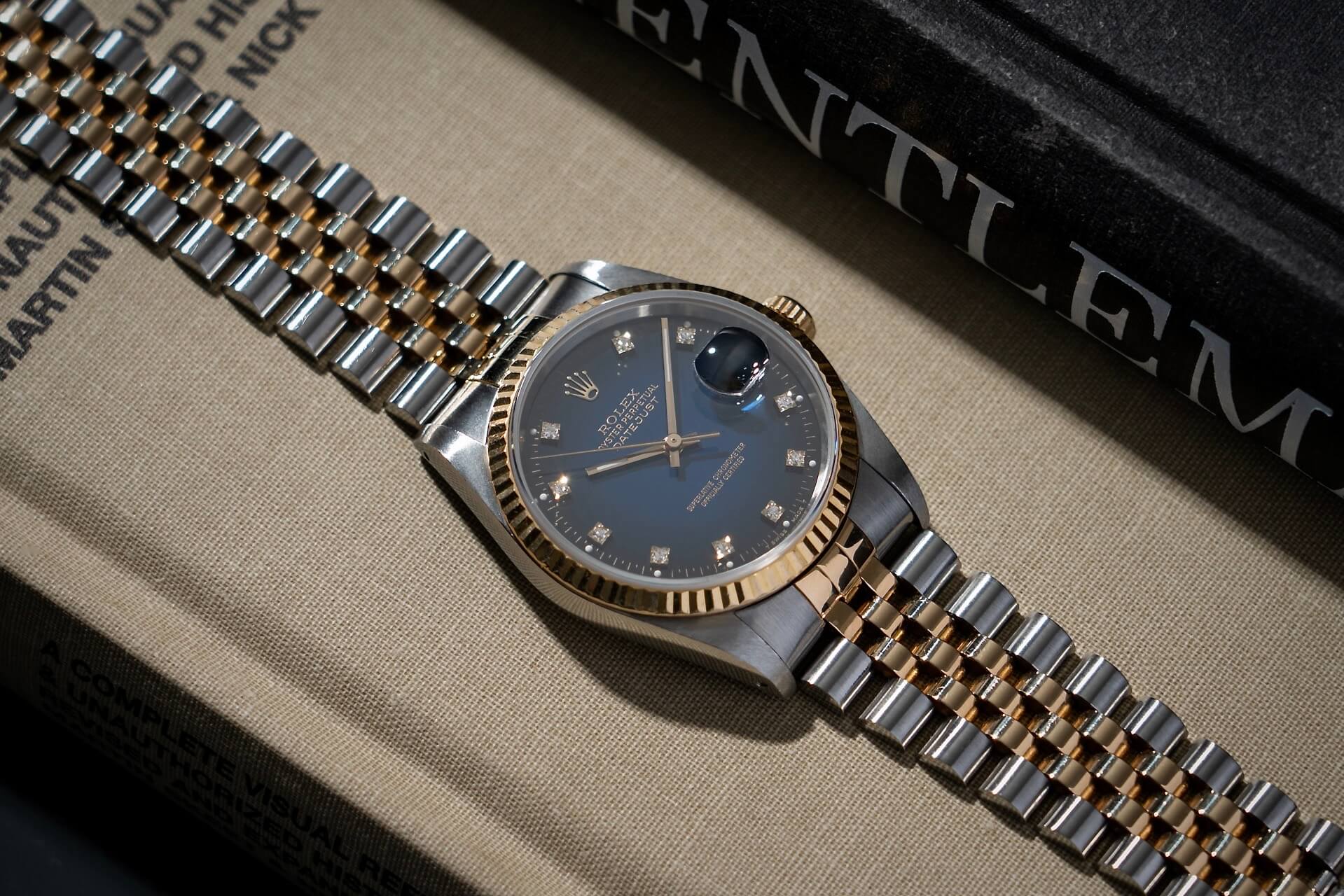 Rolex Datejust 16233 'Blue Vignette'