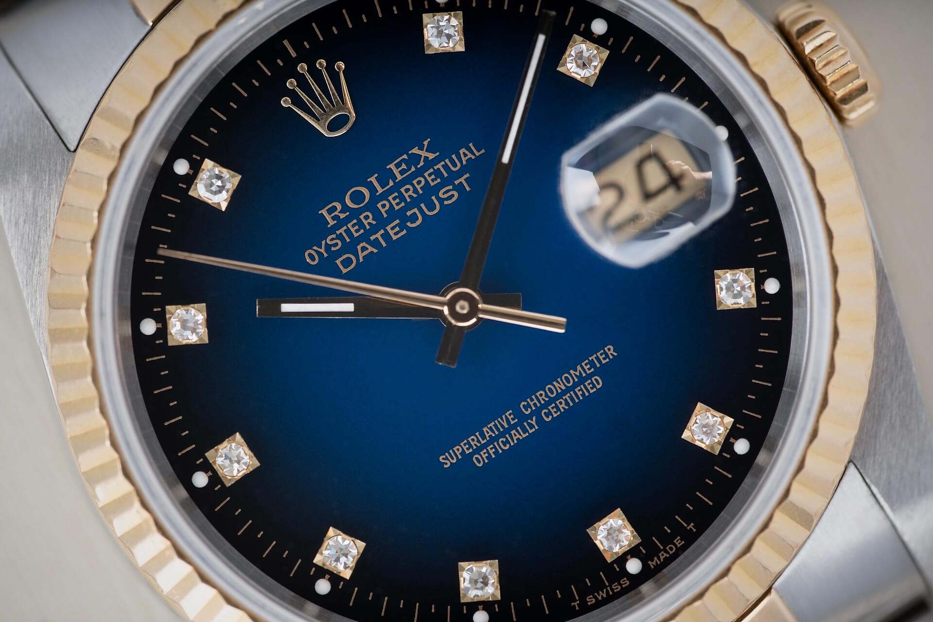 Rolex Datejust 16233 'Blue Vignette'