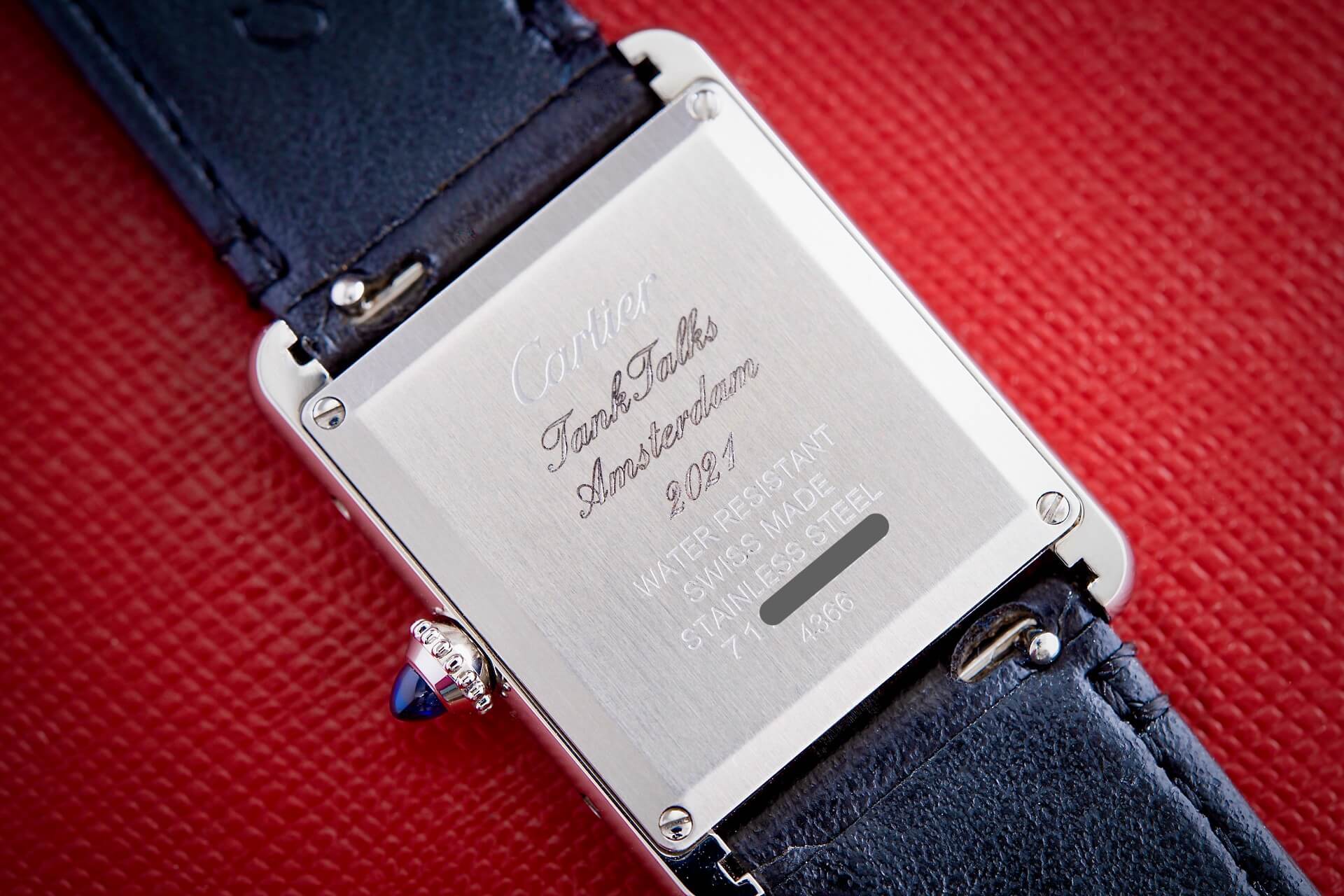 Cartier Tank Solarbeat 'Tank Talks Amsterdam'