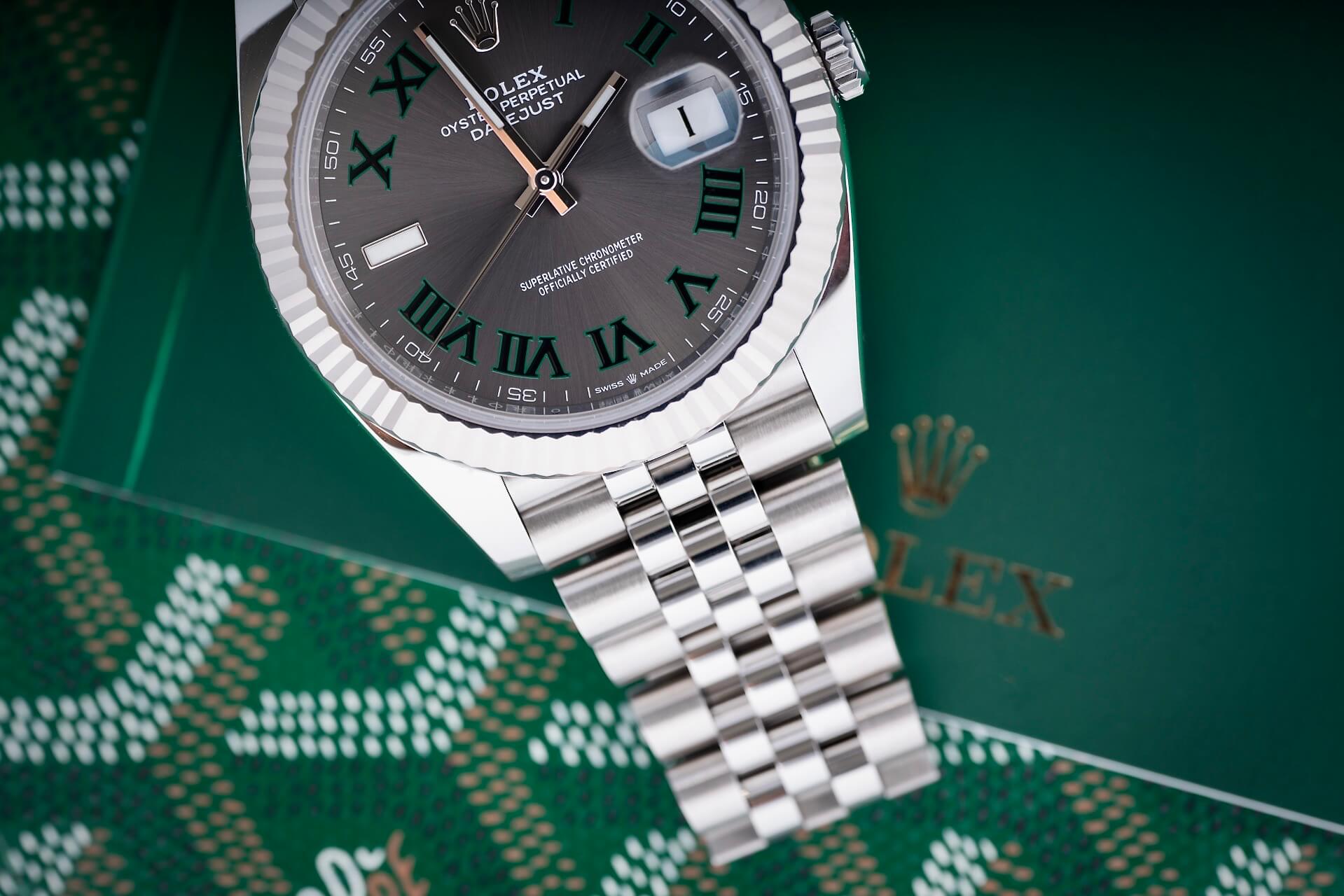 Rolex Datejust 126334 'Wimbledon' B&P