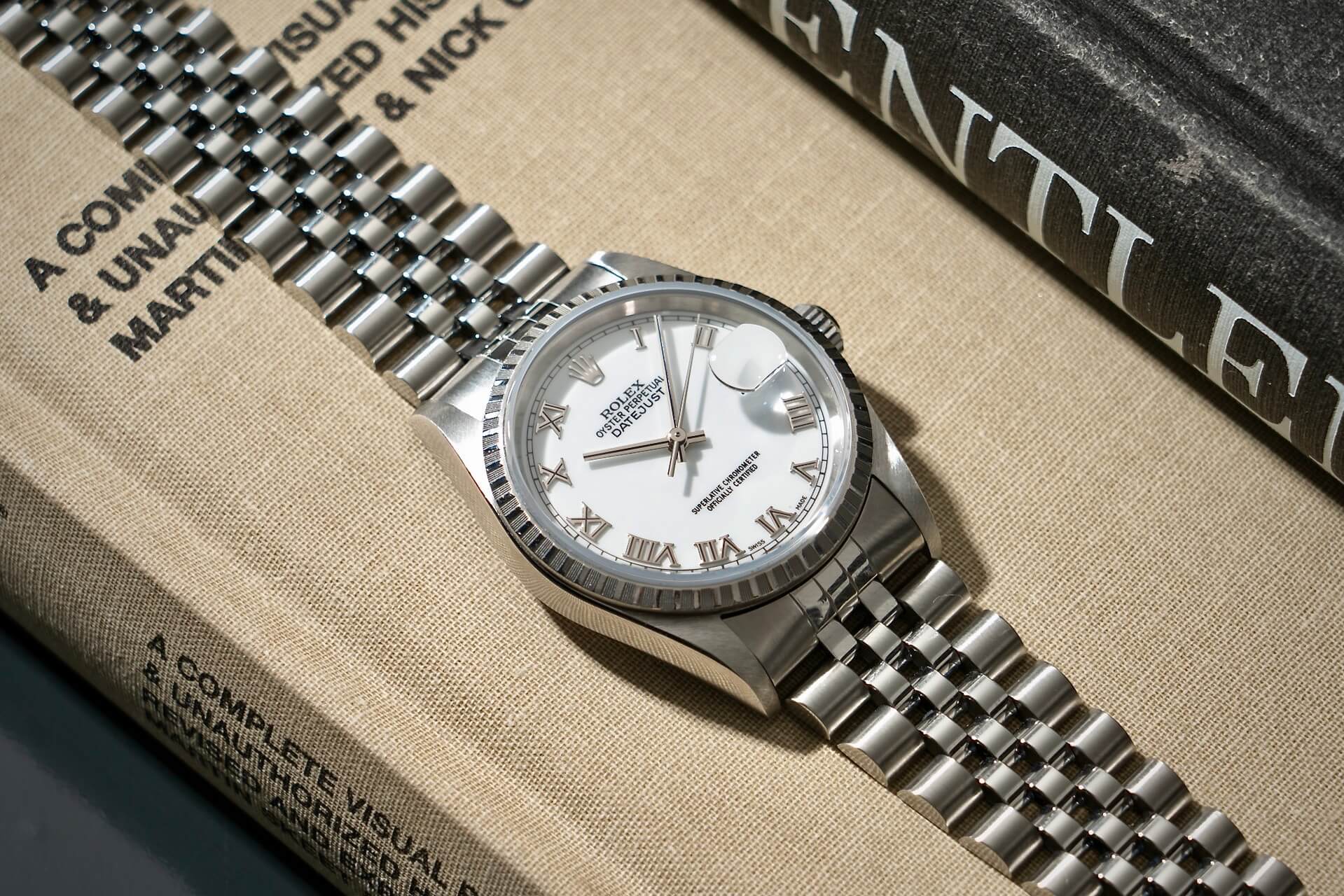 Rolex Datejust 16220 'Porcelain Dial'
