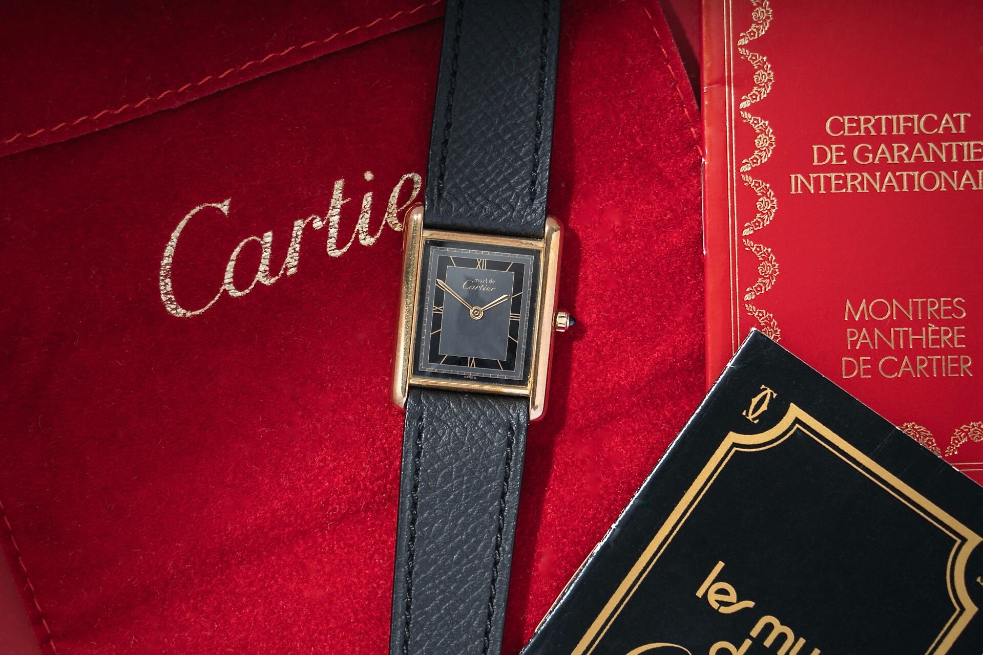 Must de Cartier Tank Medium B&P