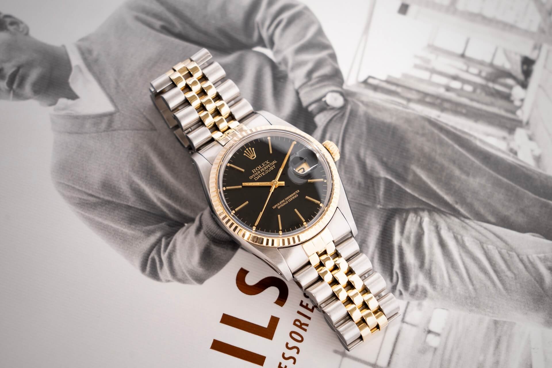 Rolex Datejust 16013 'Smokey Black'