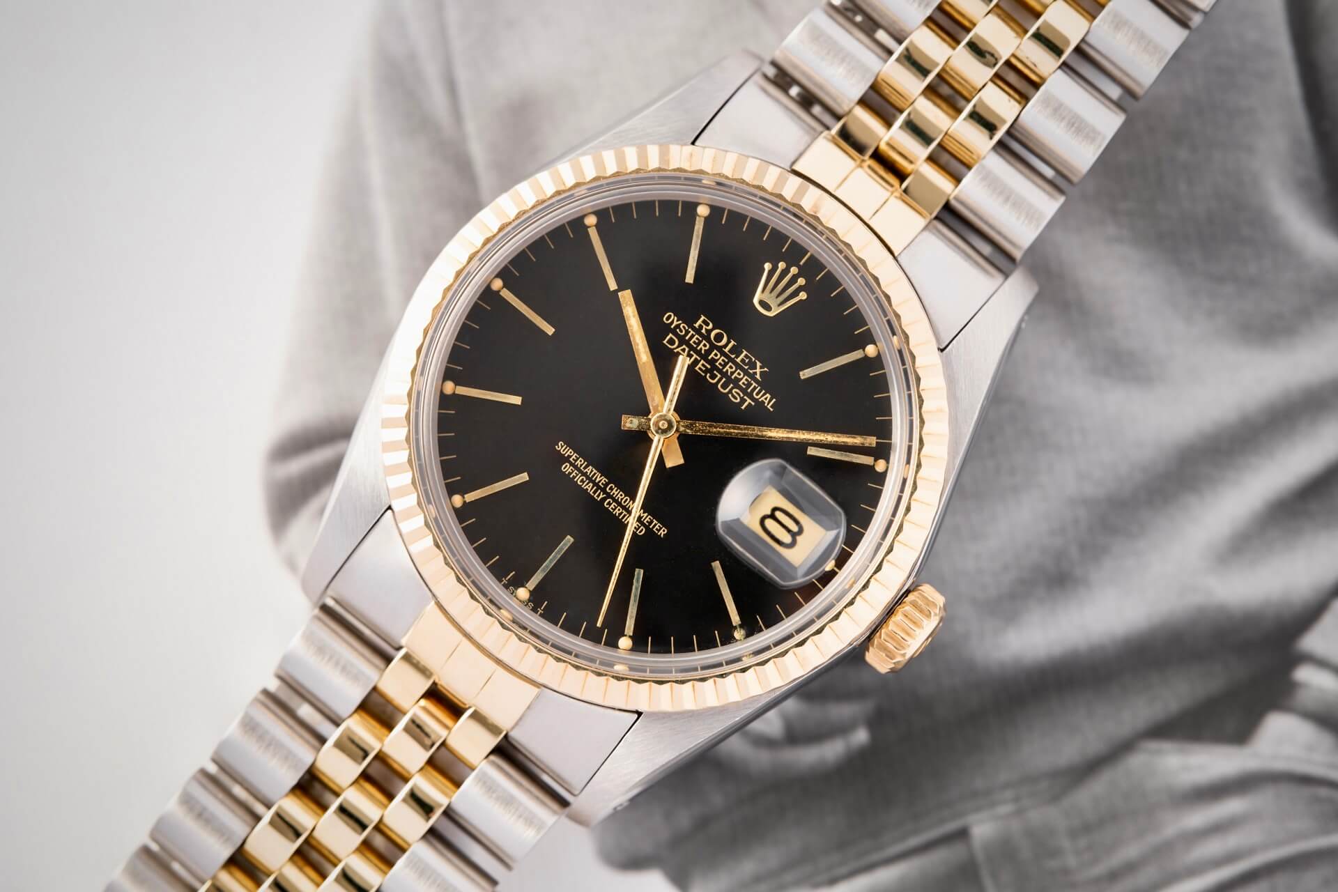 Rolex Datejust 16013 'Smokey Black'