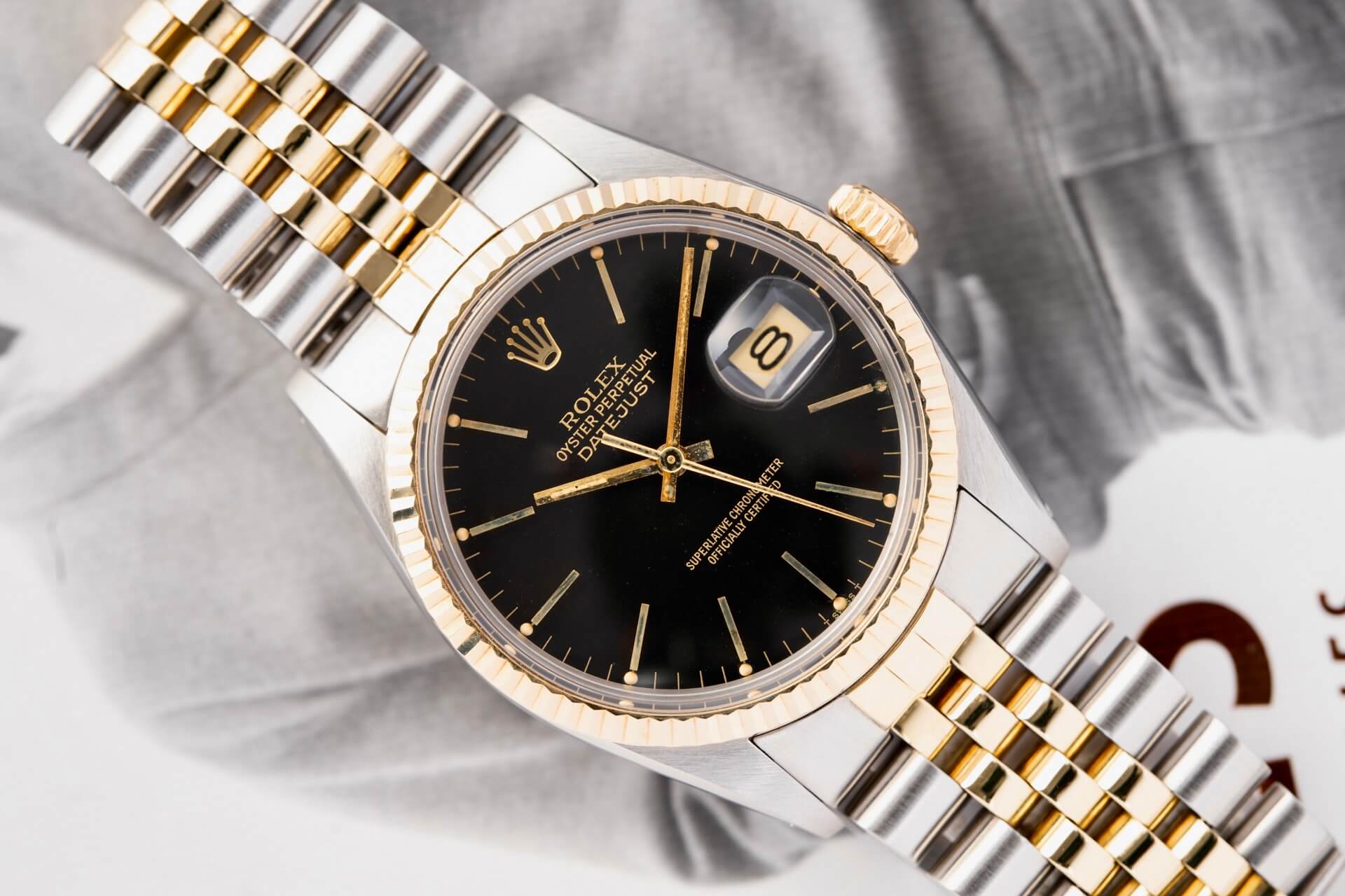 Rolex Datejust 16013 'Smokey Black'