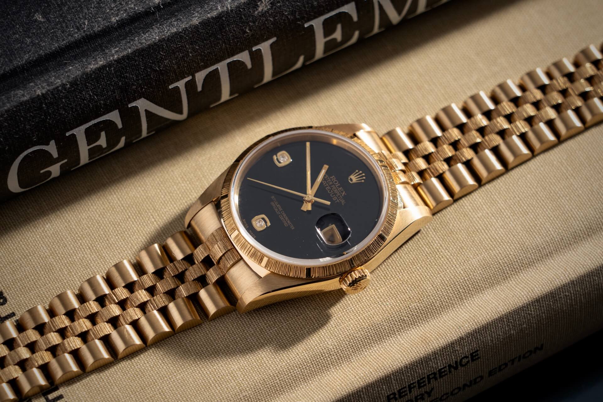 Rolex Datejust 16248 'Bark' Onyx Dial