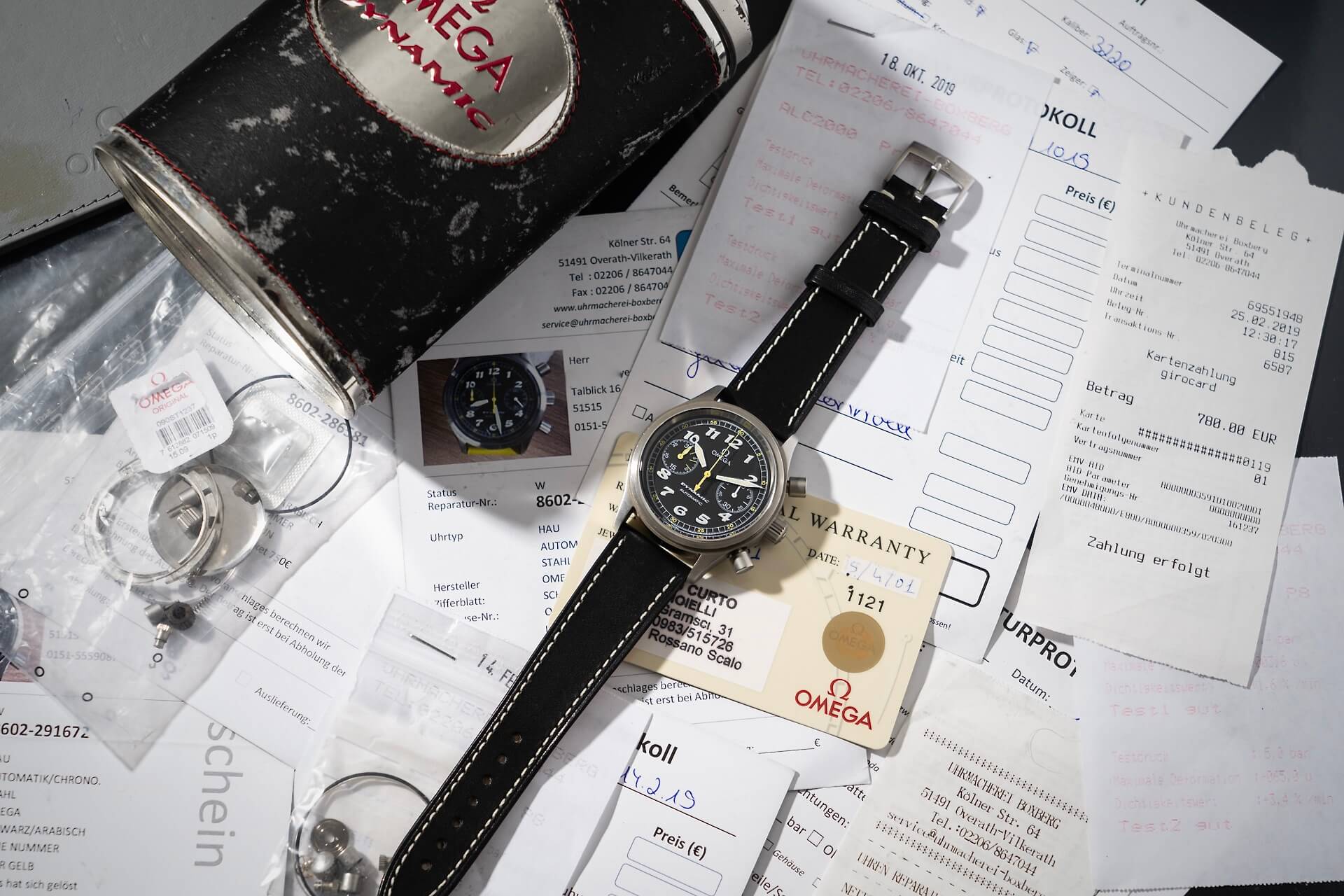 Omega Dynamic Chronograph 5240.5000 B&P