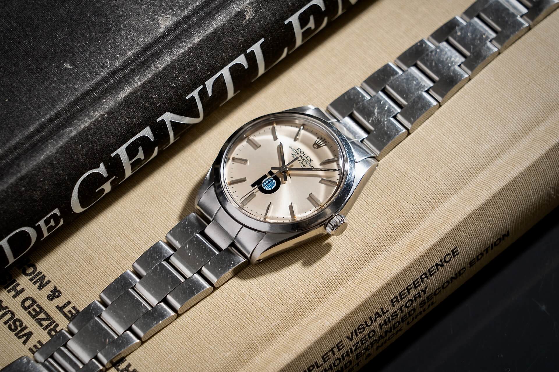 Rolex Airk-king 5500 Pool Intairdril Logo Dial 'Pool Oil'
