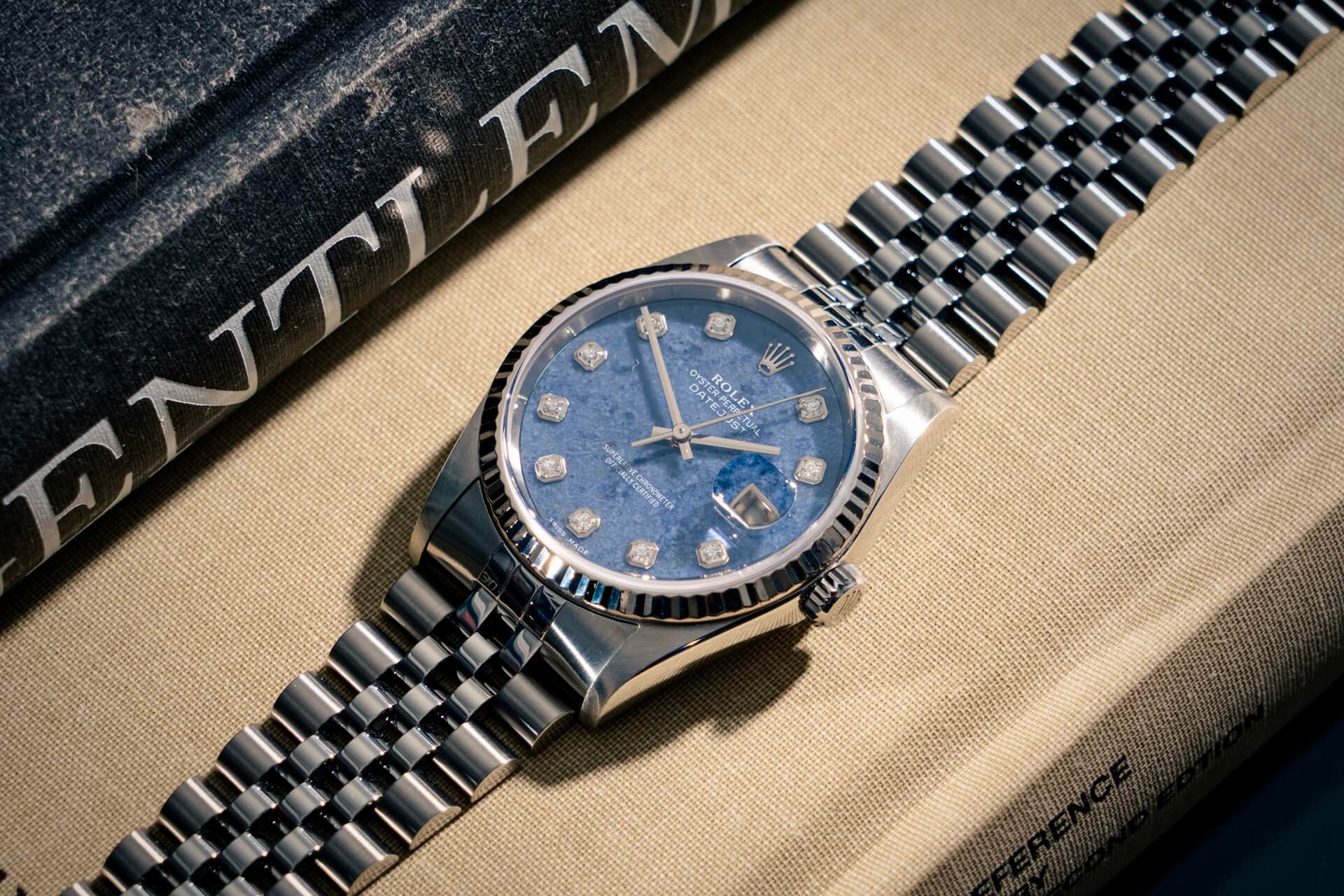 Rolex Datejust 16234 'Sodalite Stone Dial'