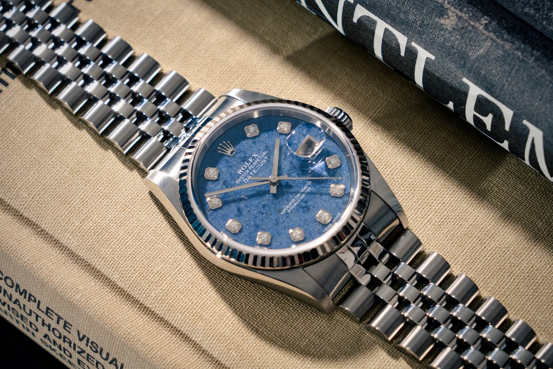 Rolex Datejust 16234 'Sodalite Stone Dial'