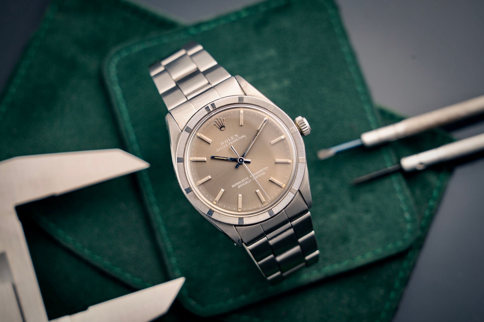 Rolex Oyster Perpetual 1007 'Taupe Dial'