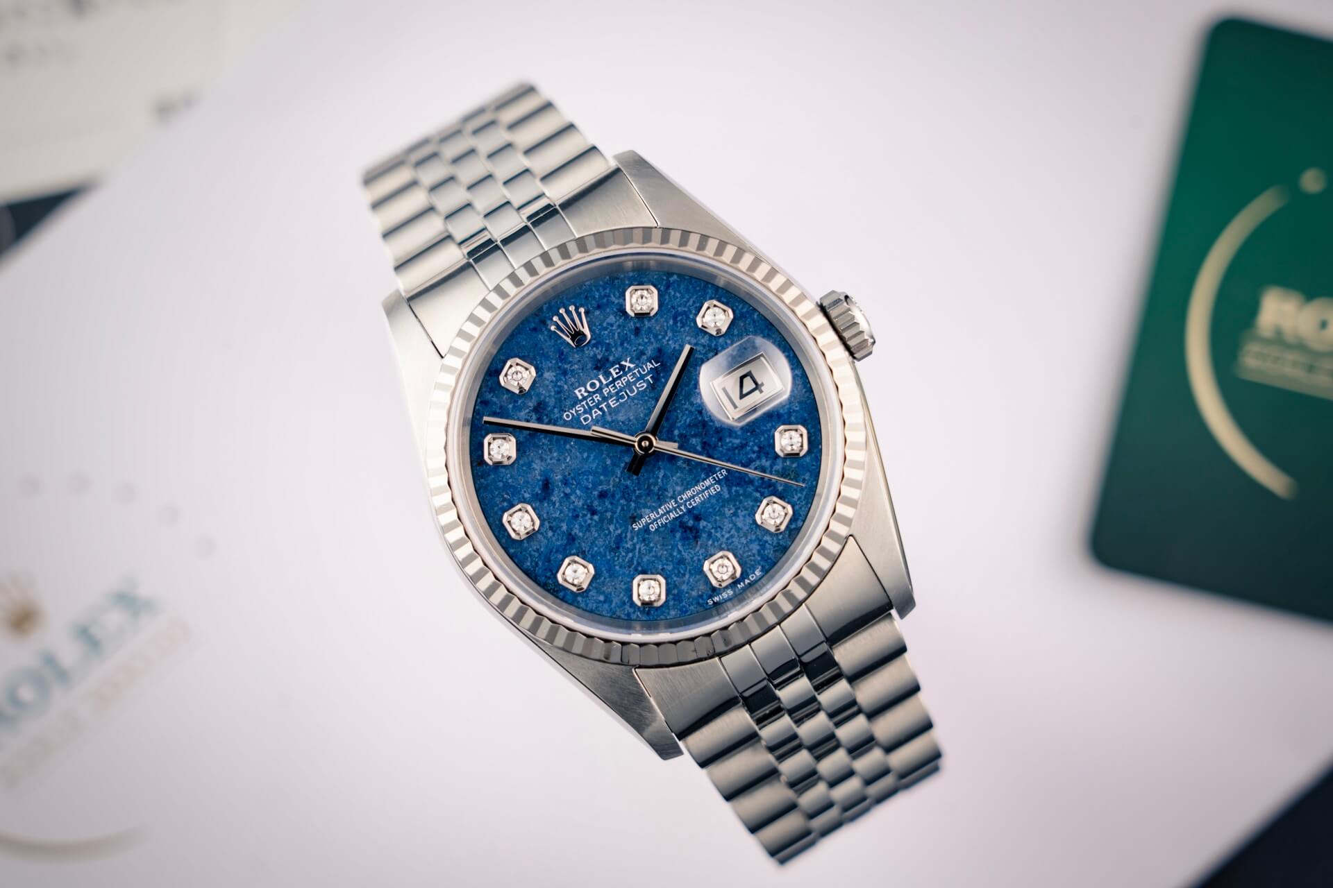 Rolex Datejust 16234 'Sodalite Stone Dial'