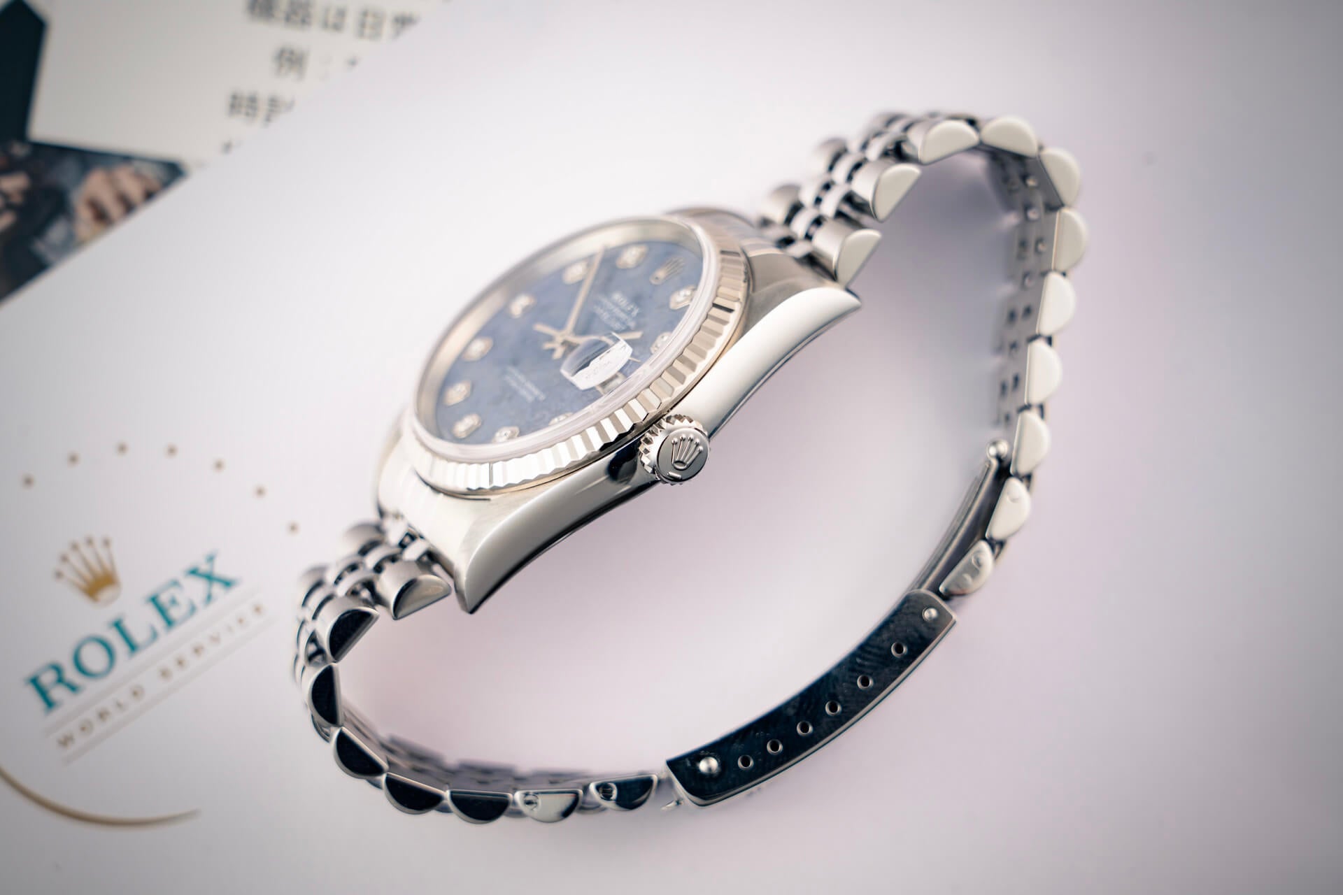 Rolex Datejust 16234 'Sodalite Stone Dial'
