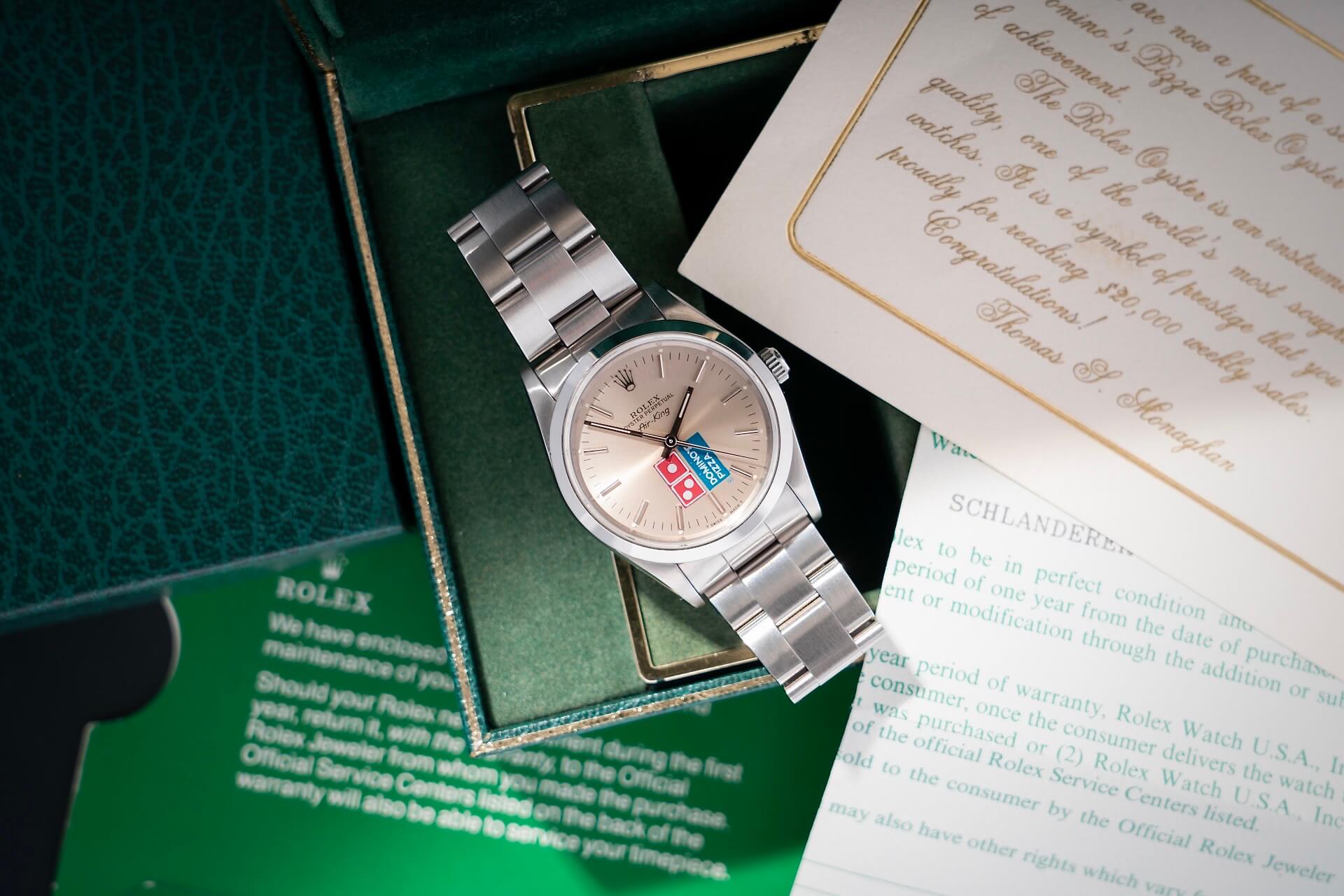 Rolex Air King Domino’s Pizza B&P
