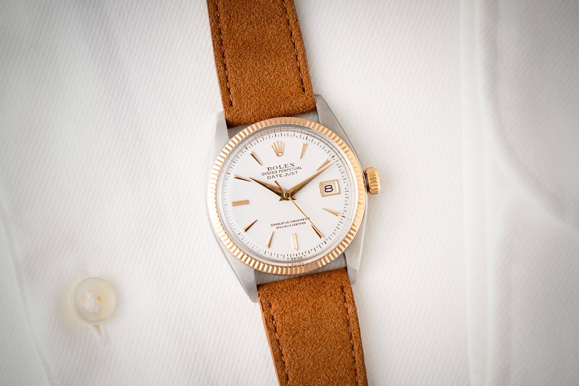 Rolex Datejust 1601 Rose Gold/Steel