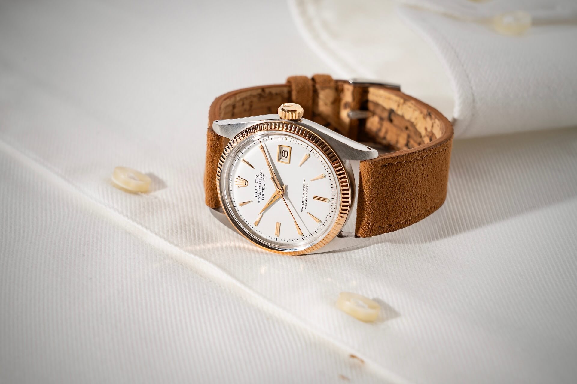Rolex Datejust 1601 Rose Gold/Steel