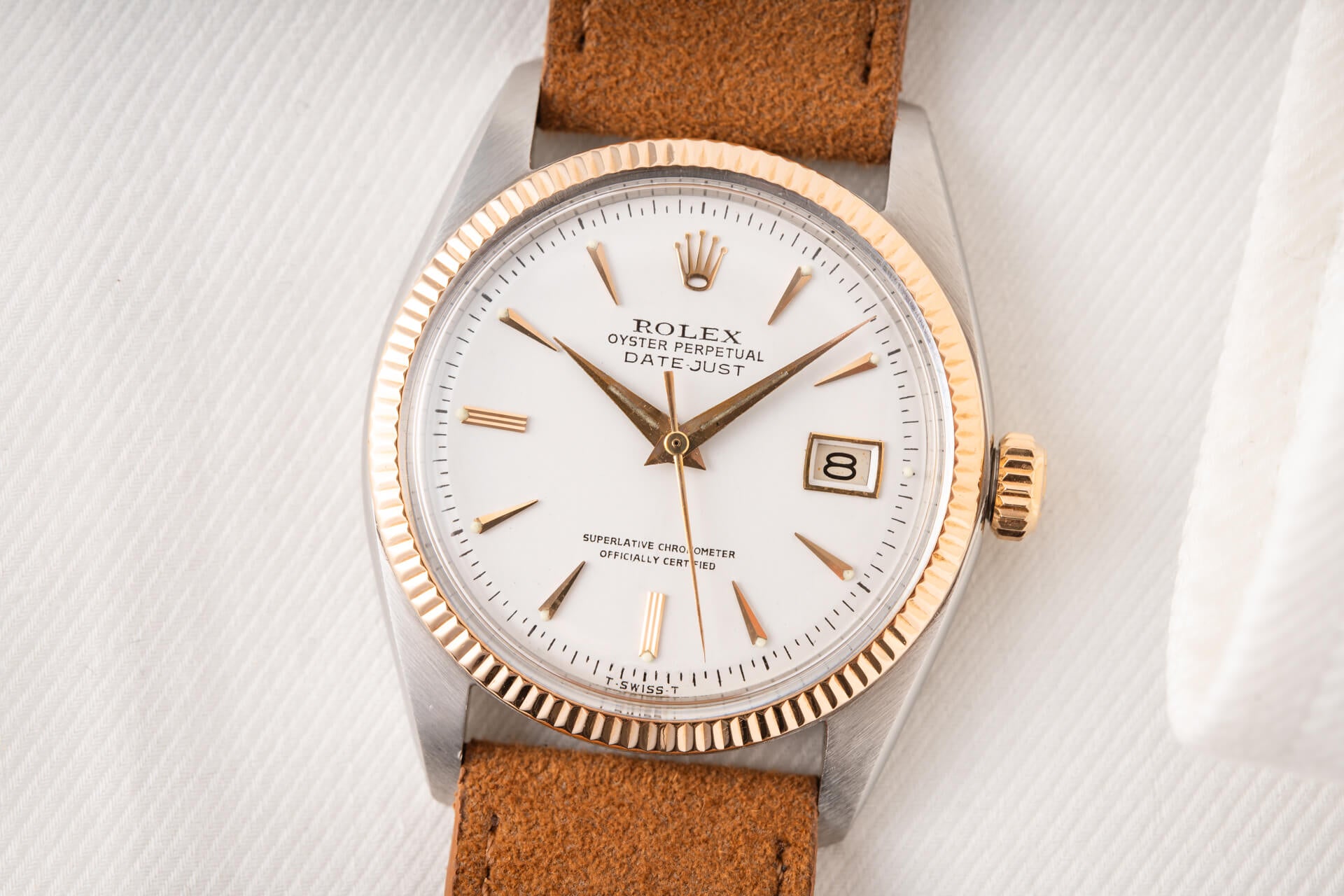 Rolex Datejust 1601 Rose Gold/Steel
