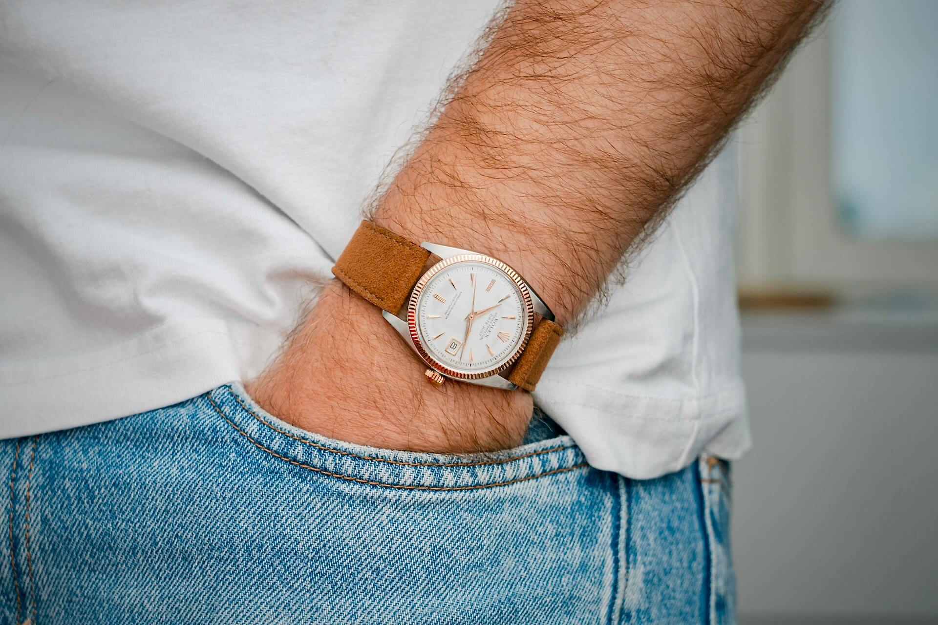 Rolex Datejust 1601 Rose Gold/Steel