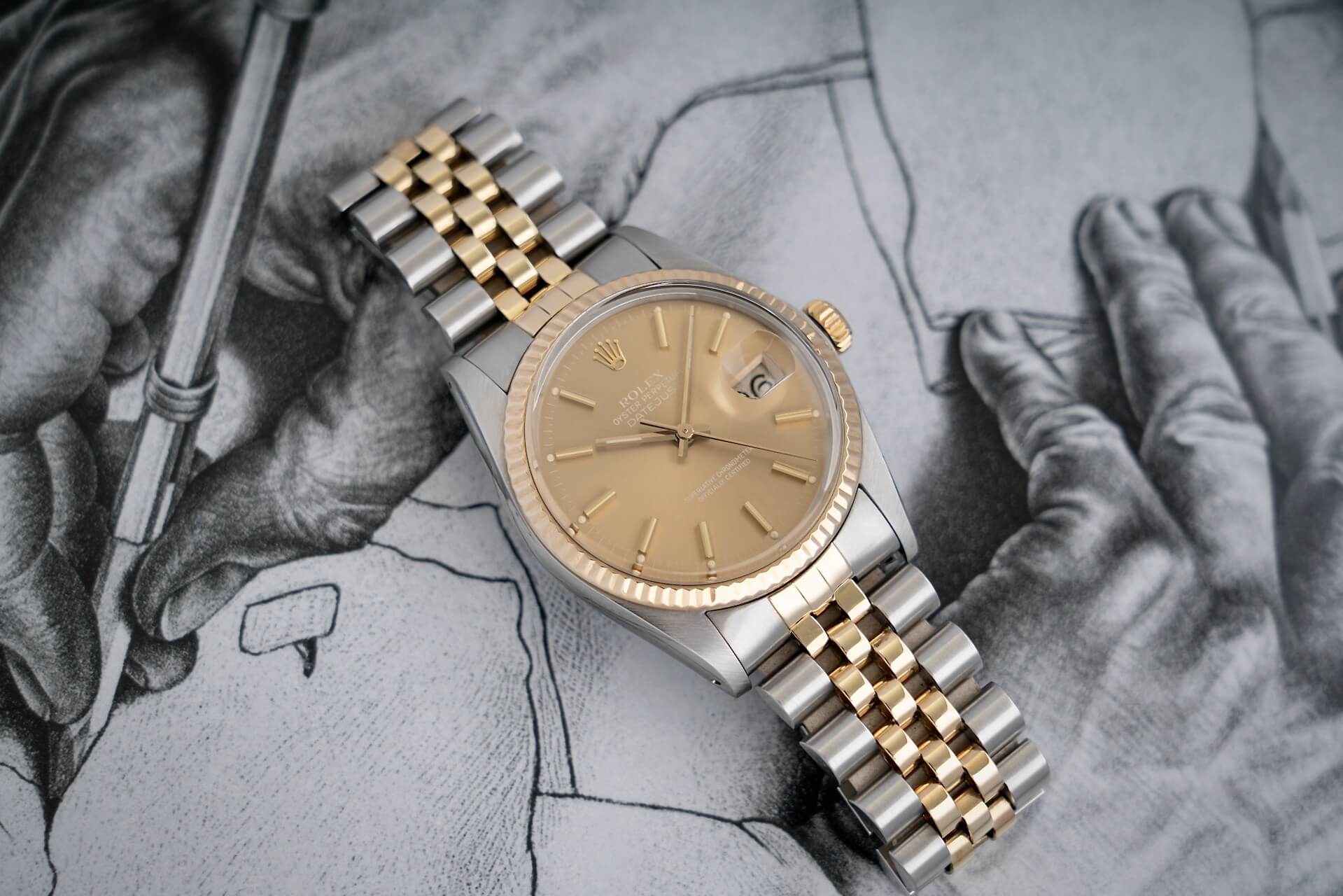 Rolex Datejust 16013 'Honey Dial'