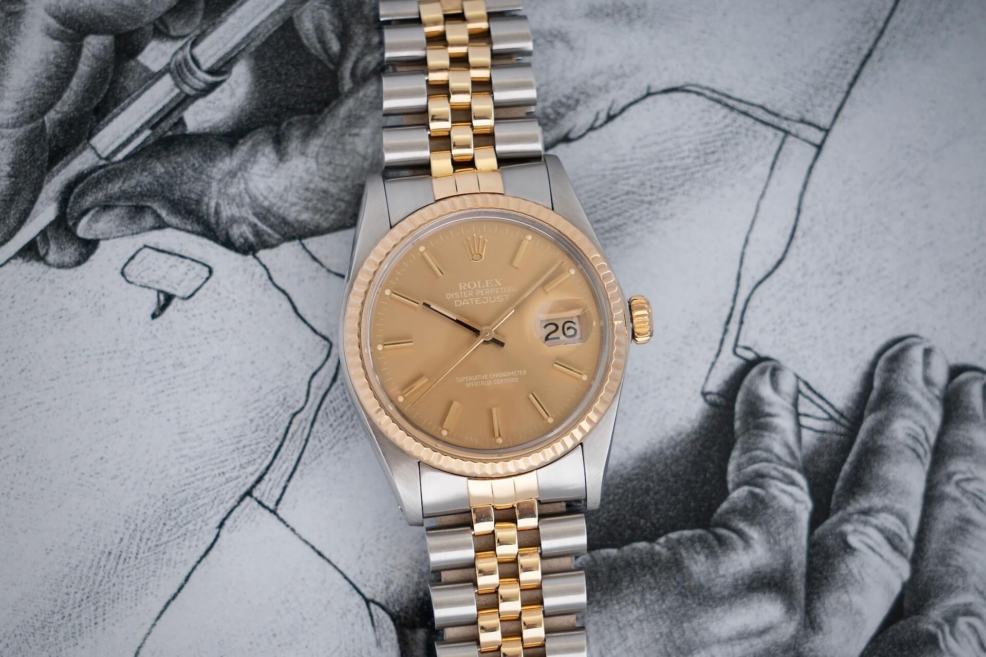 Rolex Datejust 16013 'Honey Dial'