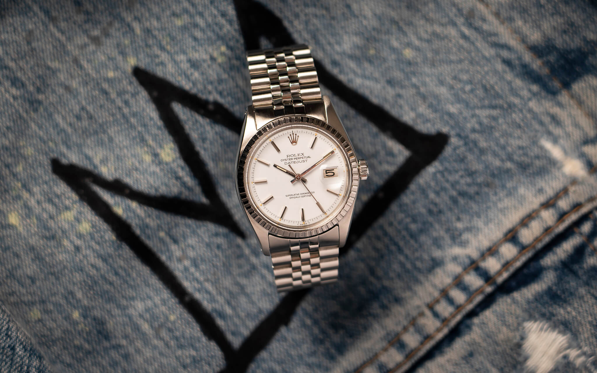 ROLEX DATEJUST 1603 ‘POLAR WHITE’
