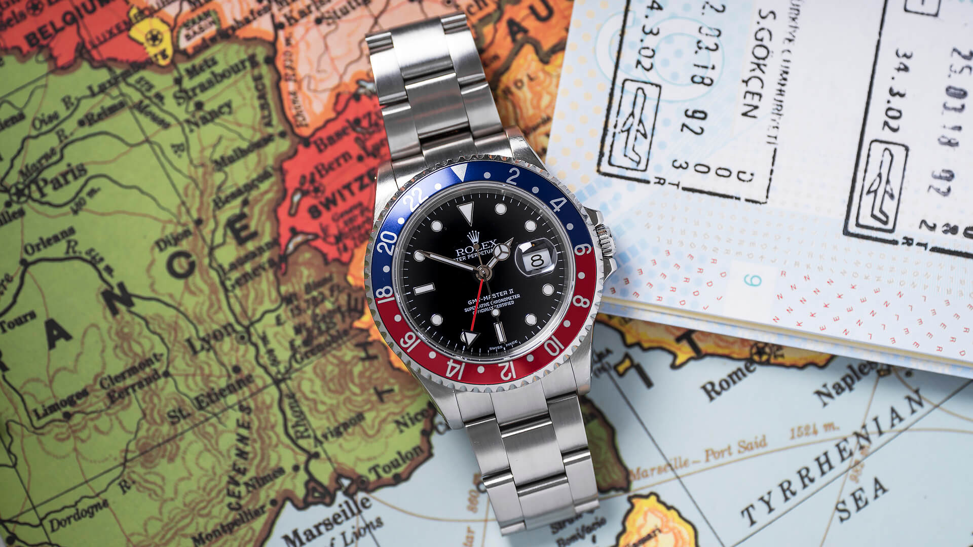 Rolex GMT-Master II 'Pepsi' B&P