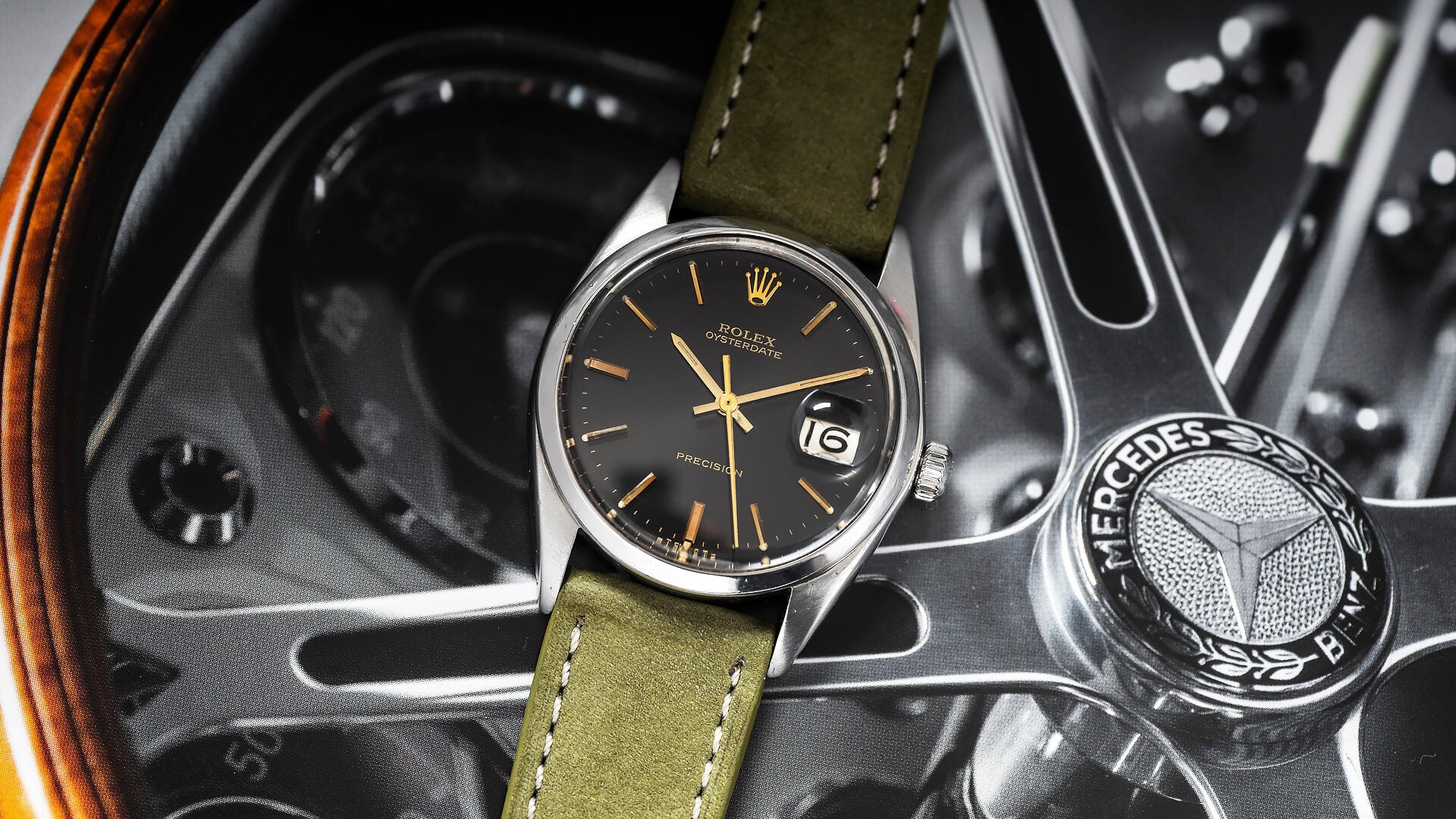 Rolex Oysterdate 6694 Tropical 'Olivio'