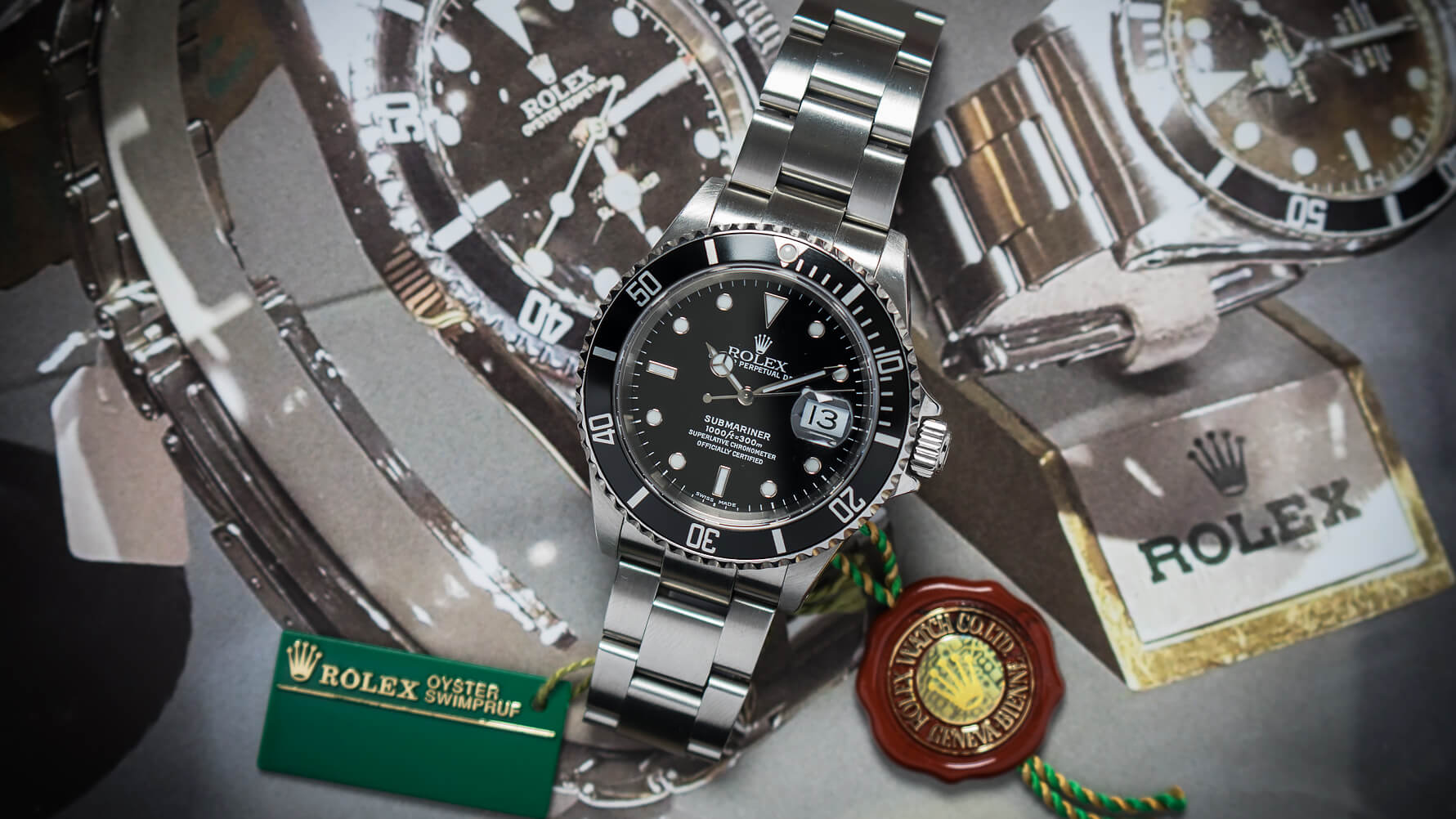 Rolex Submariner Date 16610 B&P