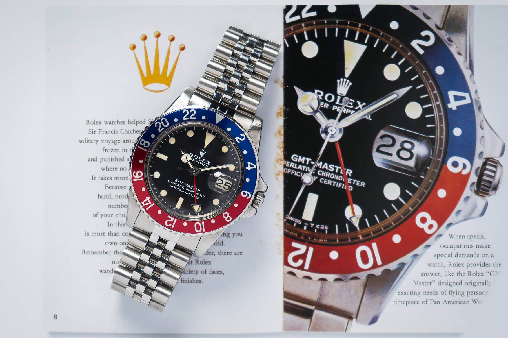 Rolex GMT-Master 1675 MK1 ‘Long E’