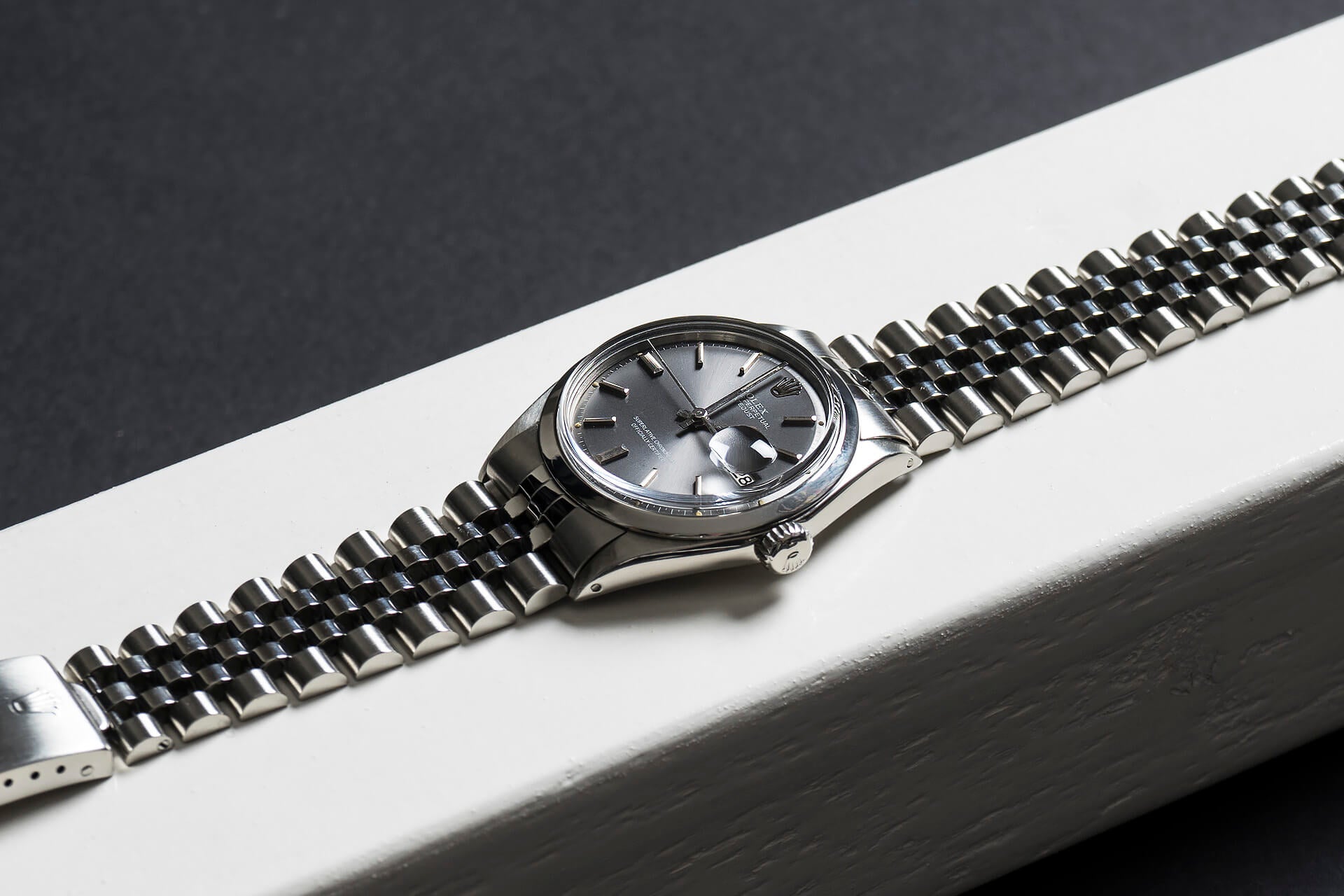 ROLEX DATEJUST 1600 GREY DIAL