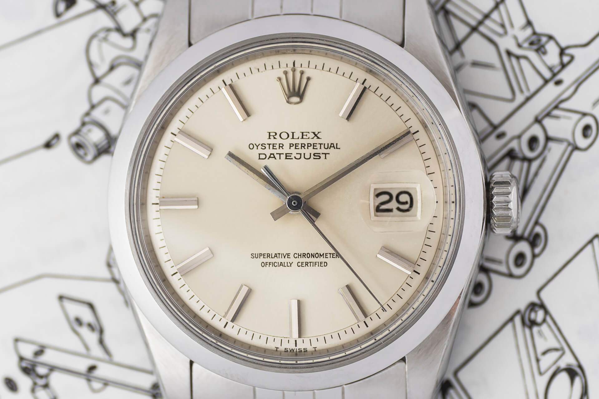 Rolex Datejust 1600 ‘No Lume’ Dial