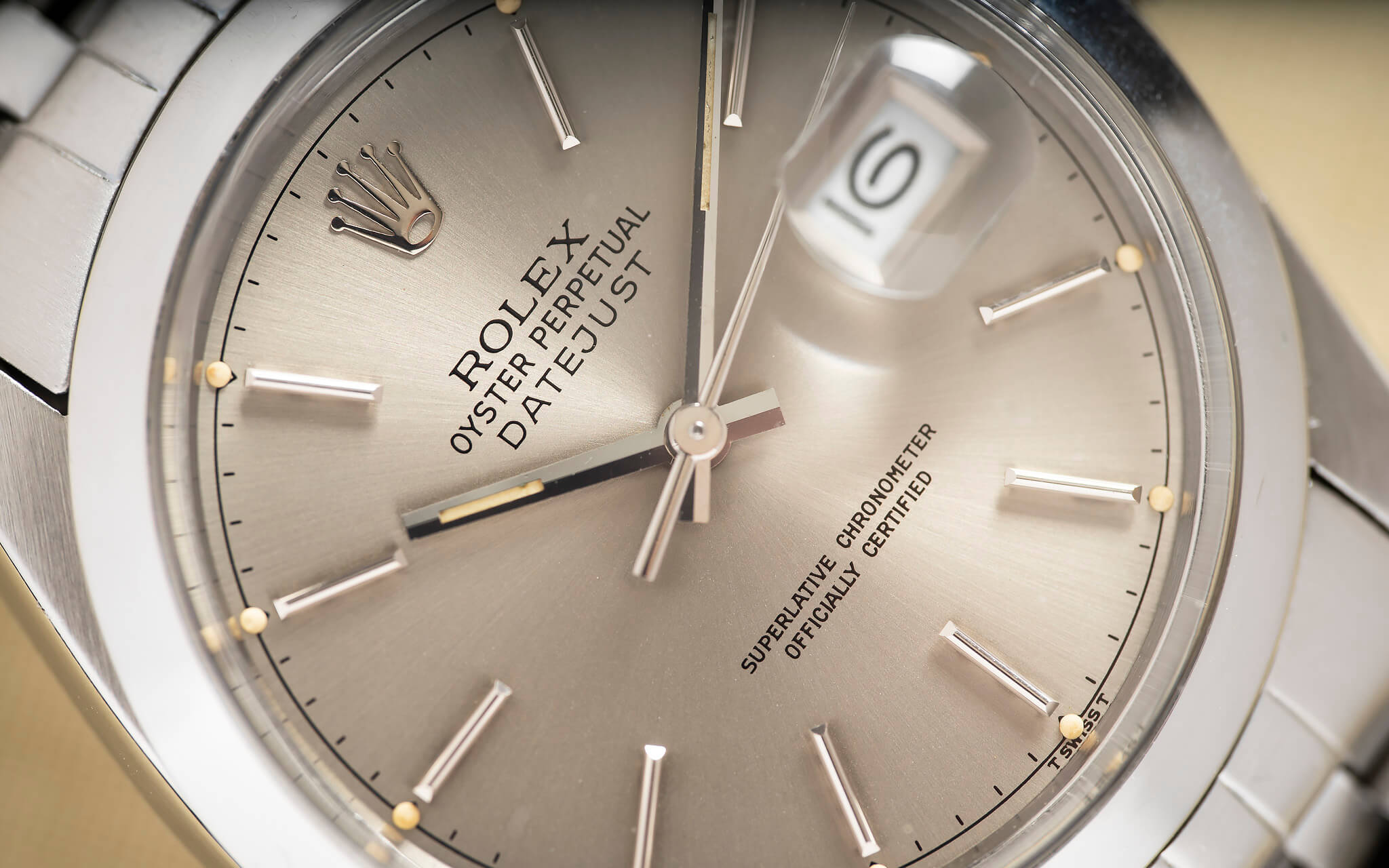 Rolex Datejust, Ref 16000 'Closed Minute Track'