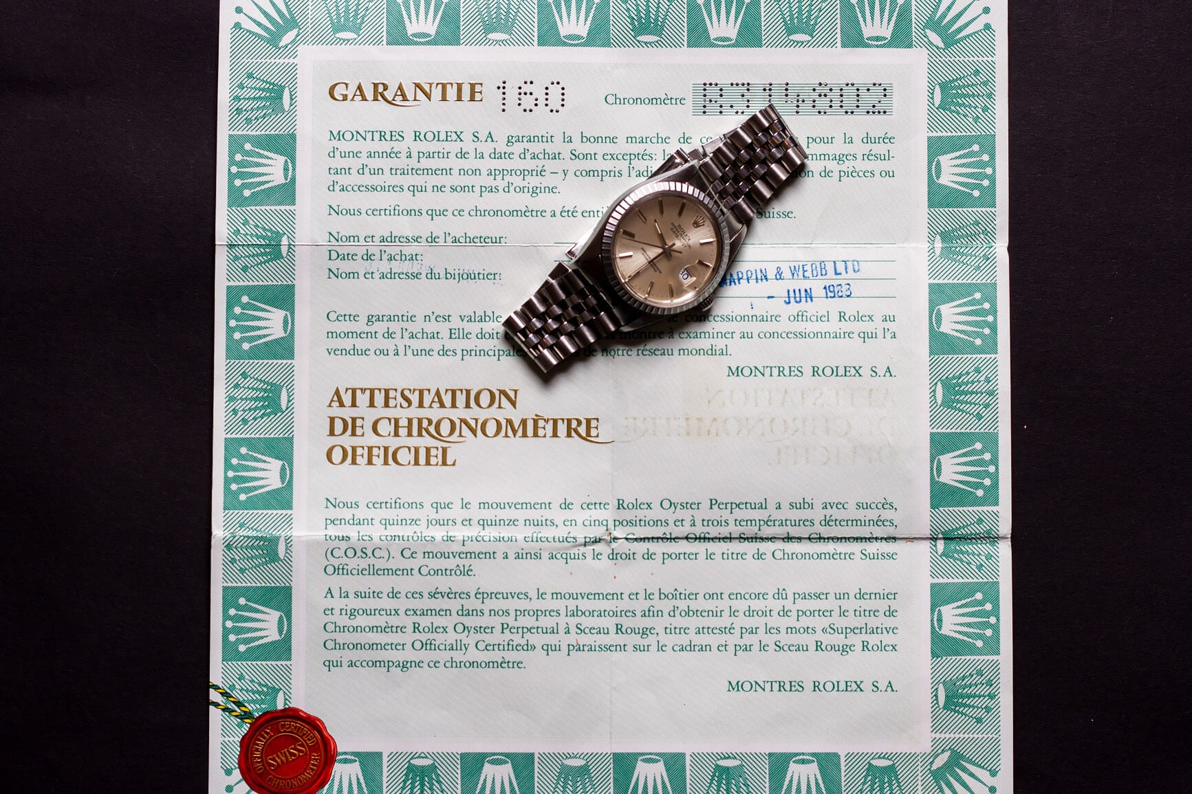 Rolex Datejust 16030 w. Papers