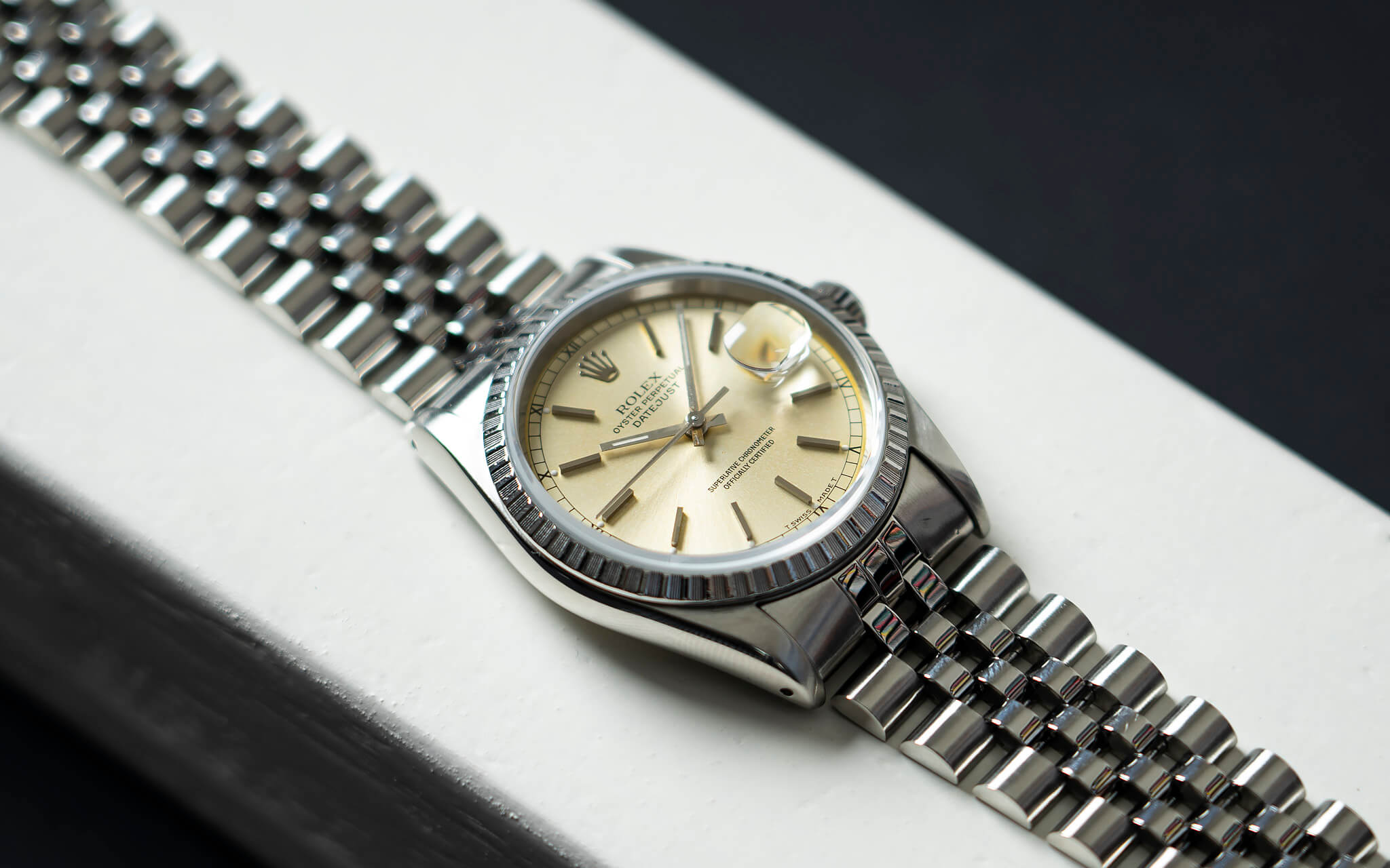 ROLEX DATEJUST CHAMPAGNE