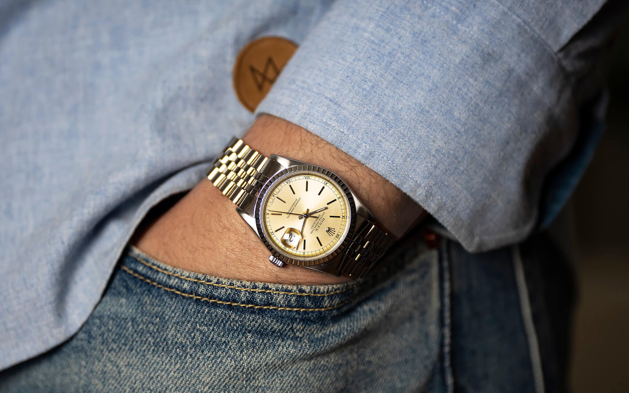 ROLEX DATEJUST CHAMPAGNE