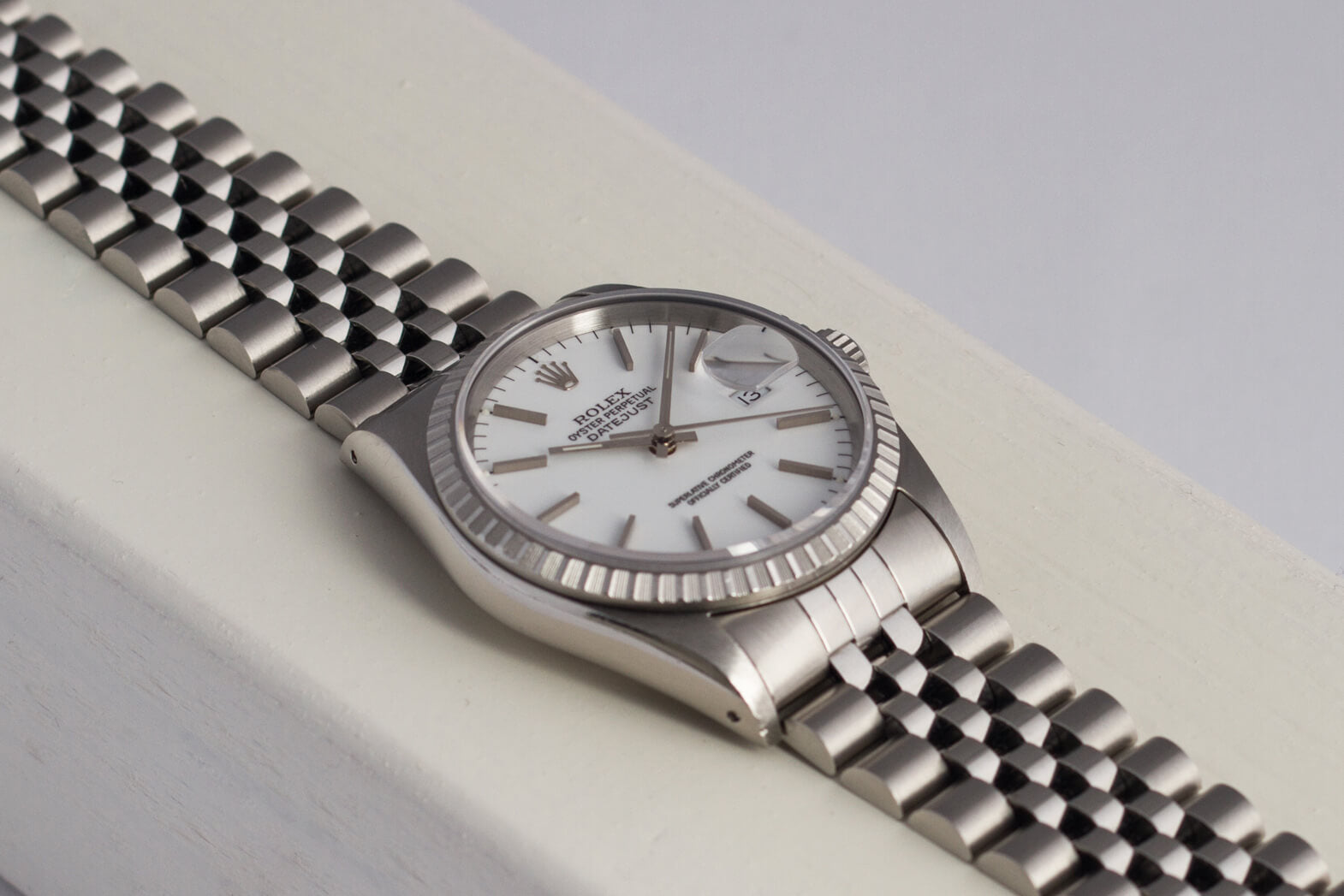 ROLEX DATEJUST PORCELAIN DIAL